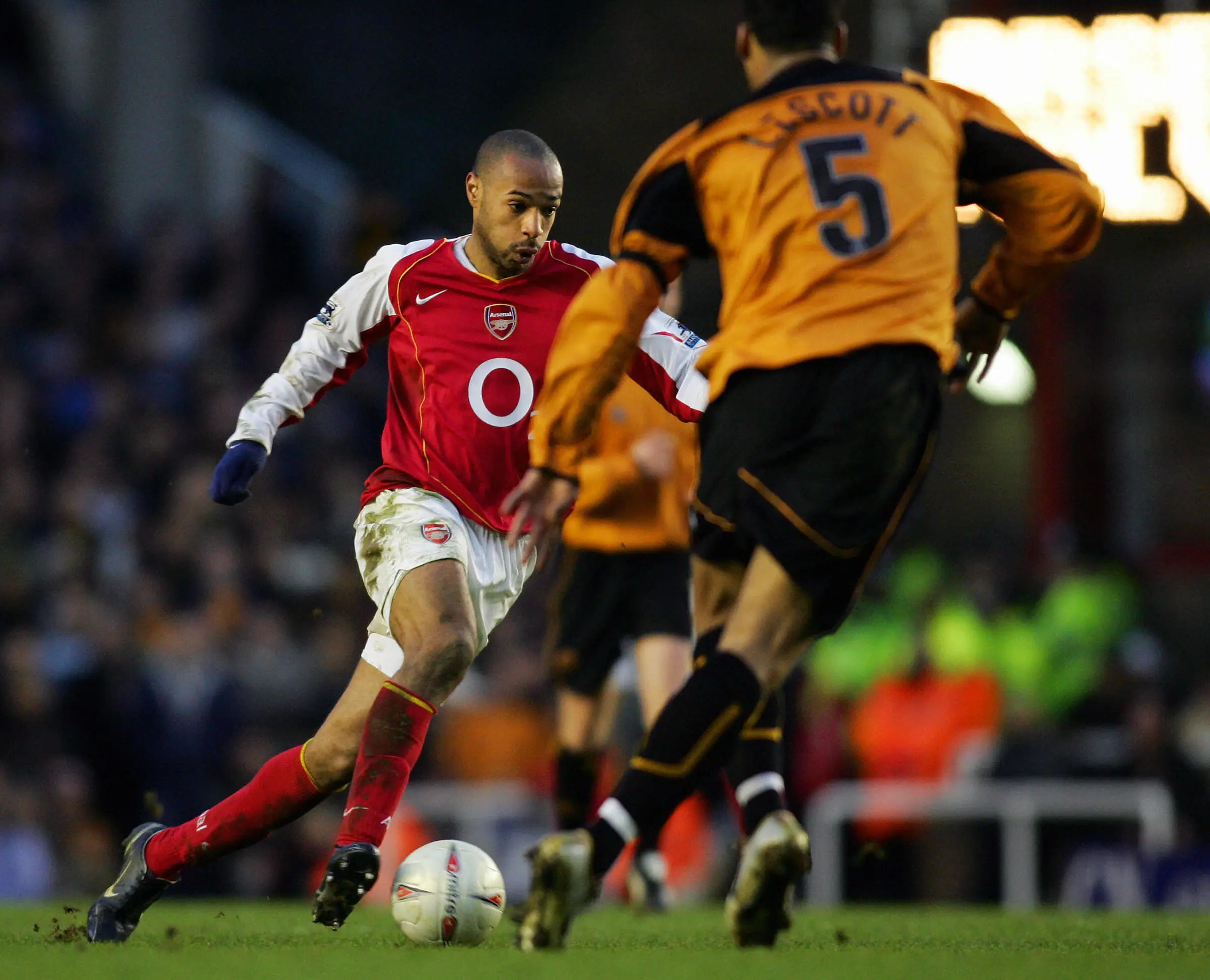 Henry was one of the best dribblers in the game. Image credit: Getty