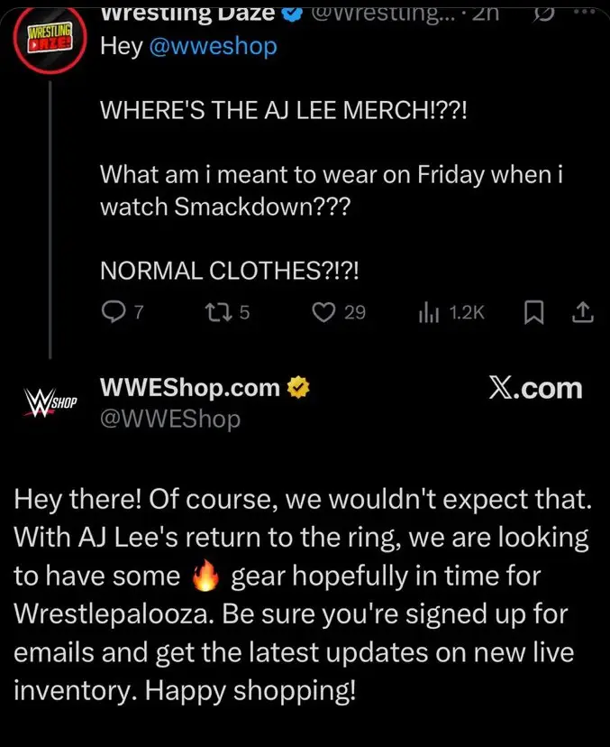 AJ Lee is coming back to the WWE (X)