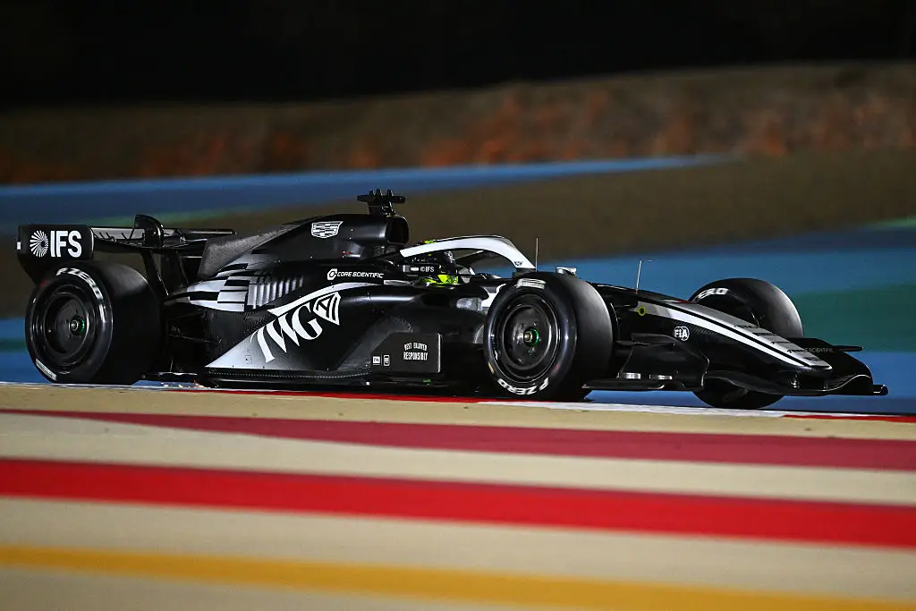 Cadillac surprised during the first day of testing in Bahrain. (Image: Mark Sutton - Formula 1/Formula 1 via Getty Images)