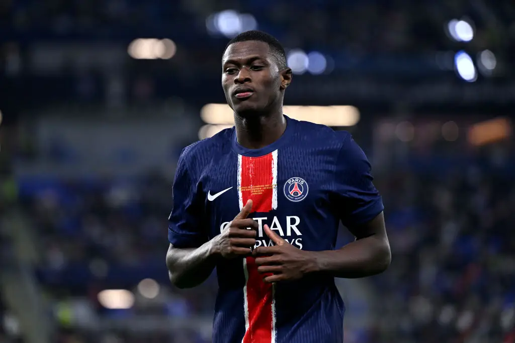 Nuno Mendes pictured in action for PSG (Image: Getty)