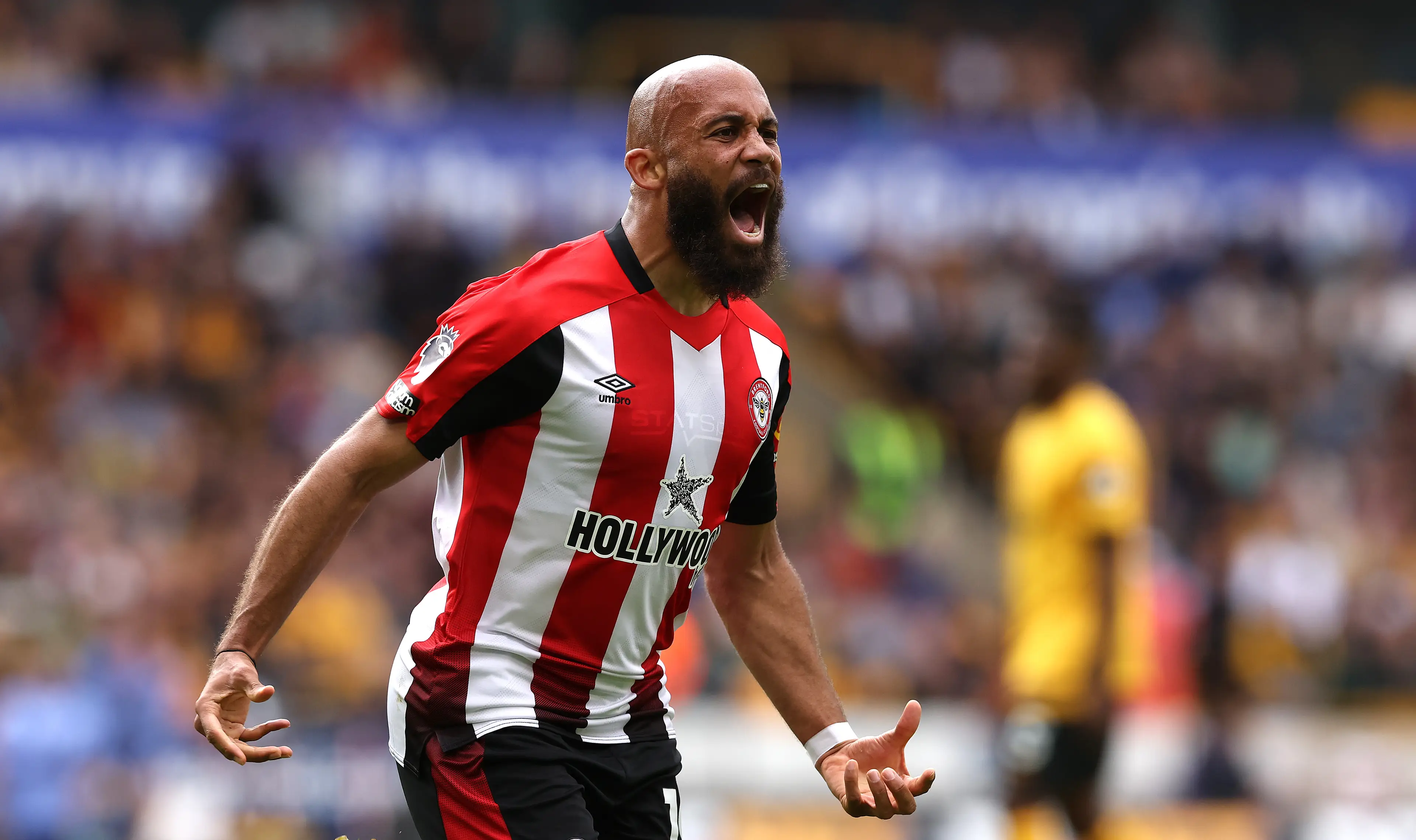 Bryan Mbeumo has been linked with a move to Manchester United. Image: Getty