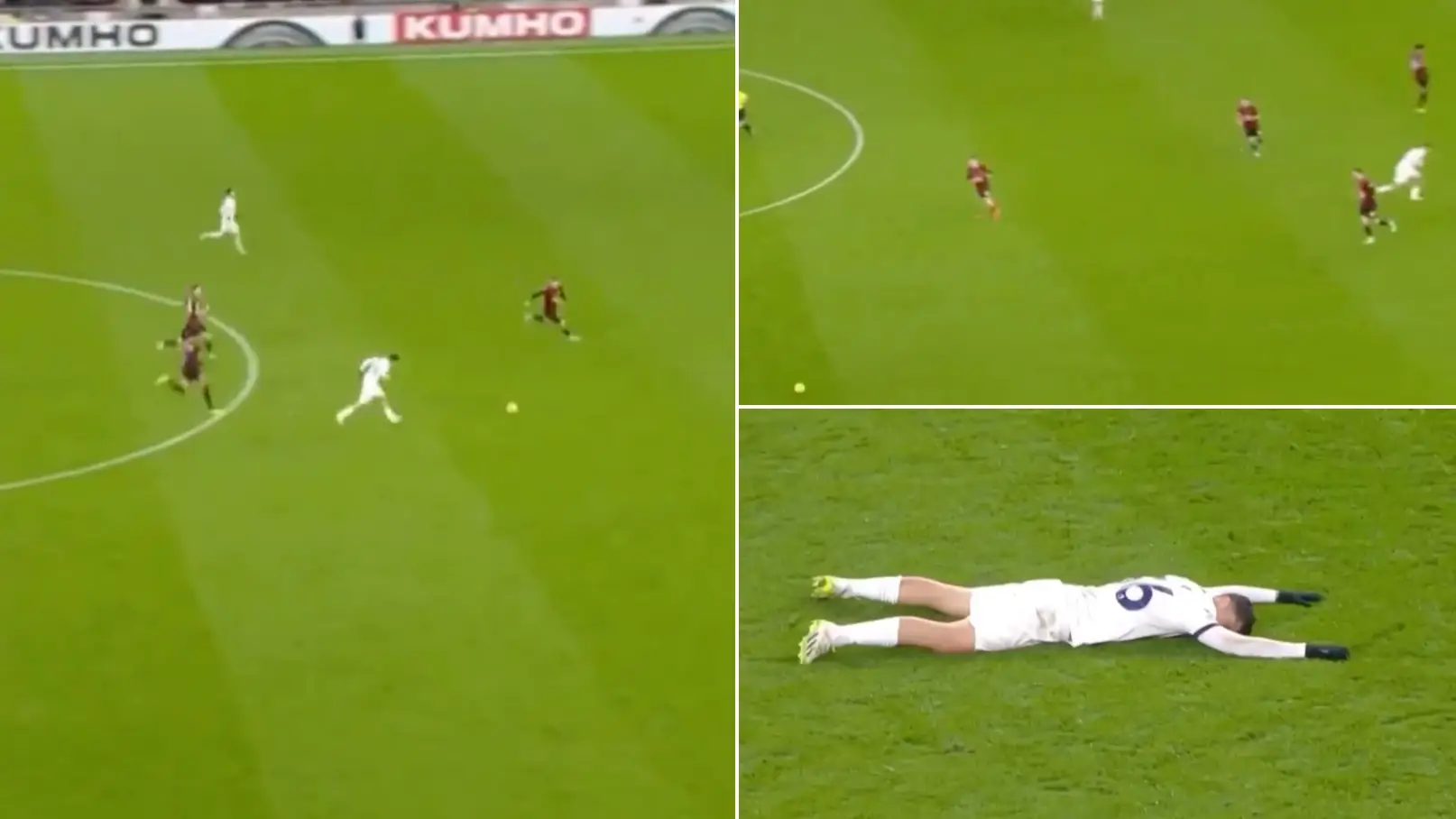 Commentator accused of 'laughing' at Spurs player who left stadium on crutches