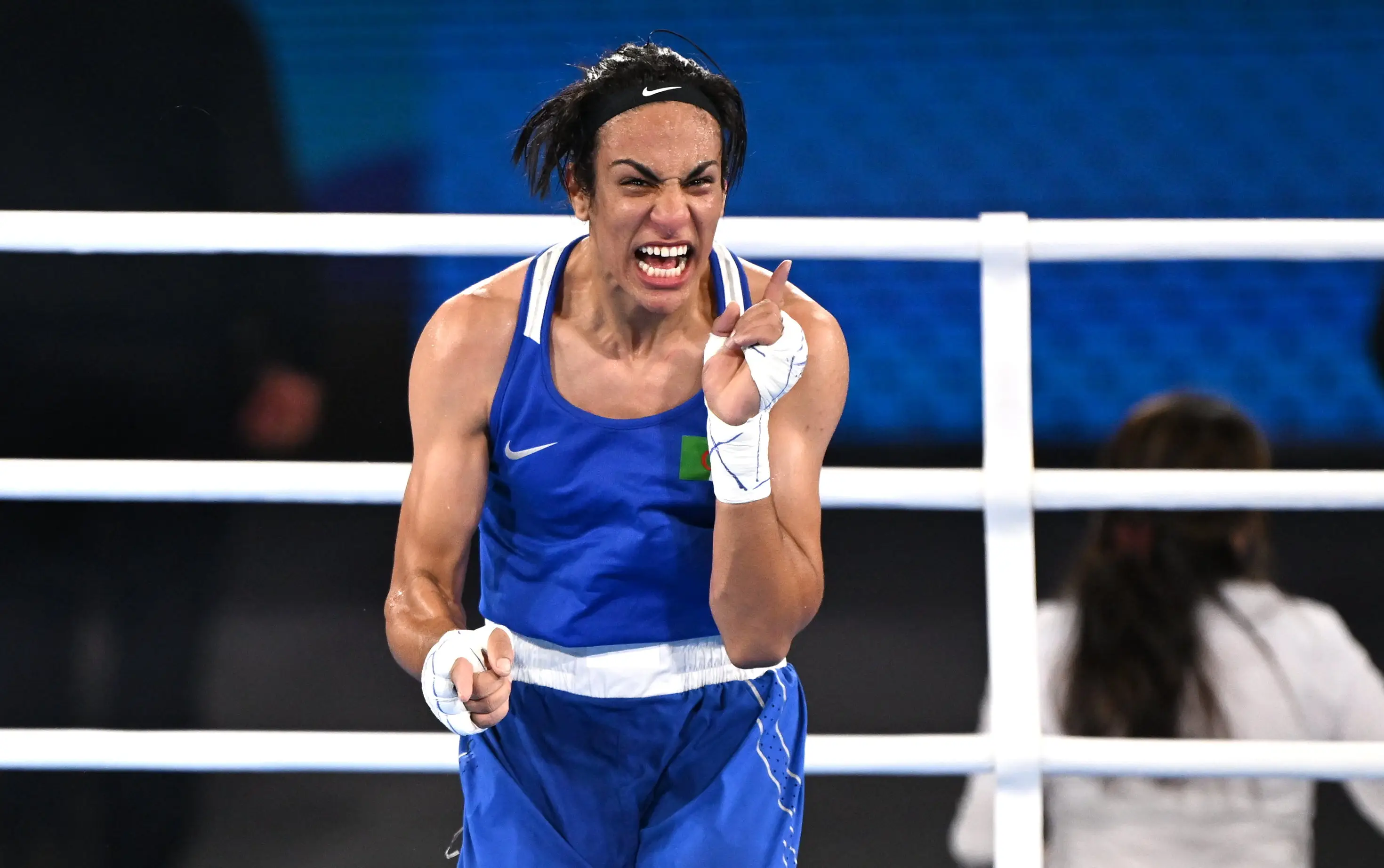 Algerian boxer Imane Khelif.