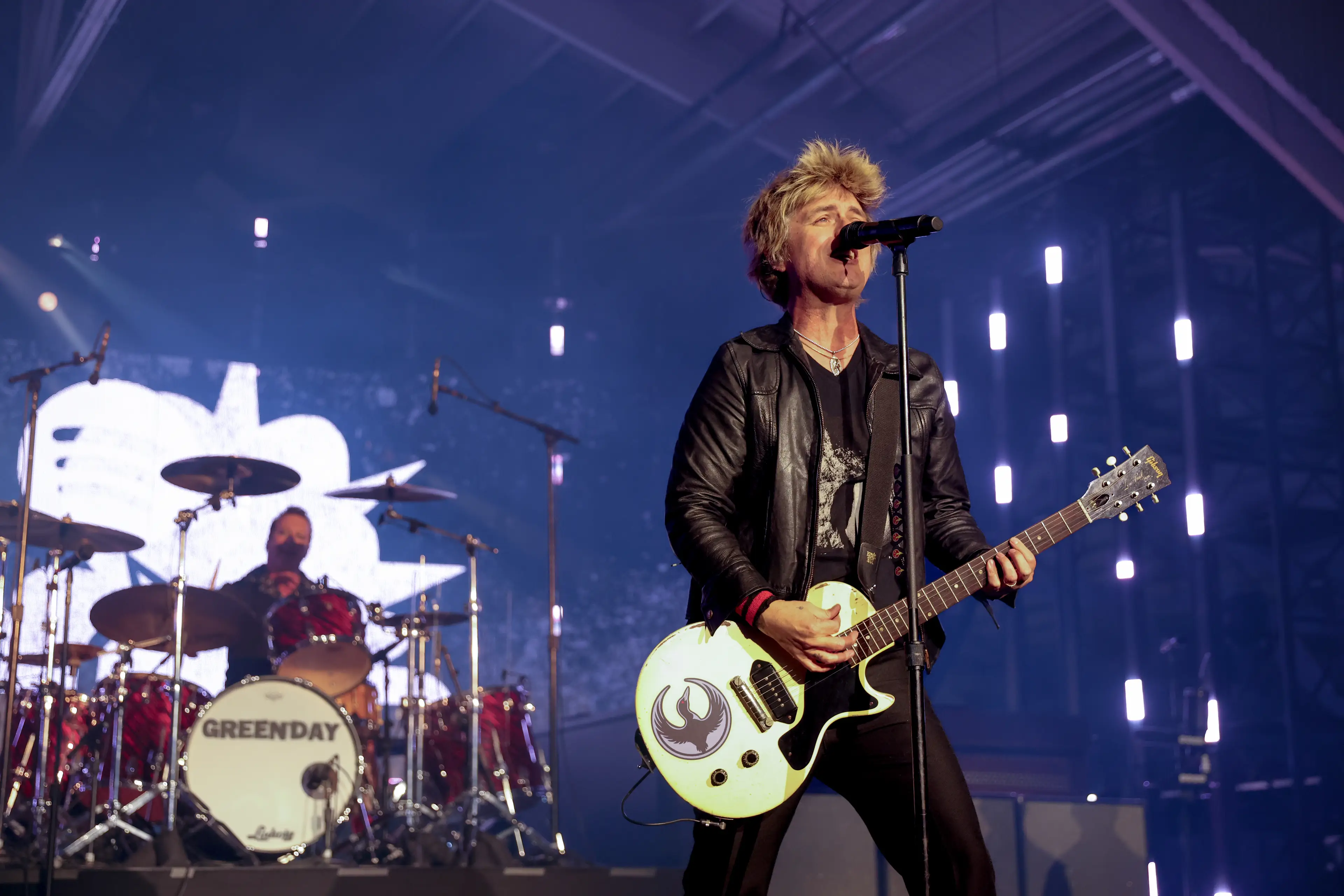Billy Joe Armstrong slammed ICE ahead of the Super Bowl. Image: Getty