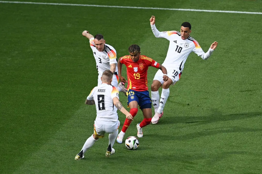 Yamal has featured in all five of Spain's matches at Euro 2024. (Image: Getty)