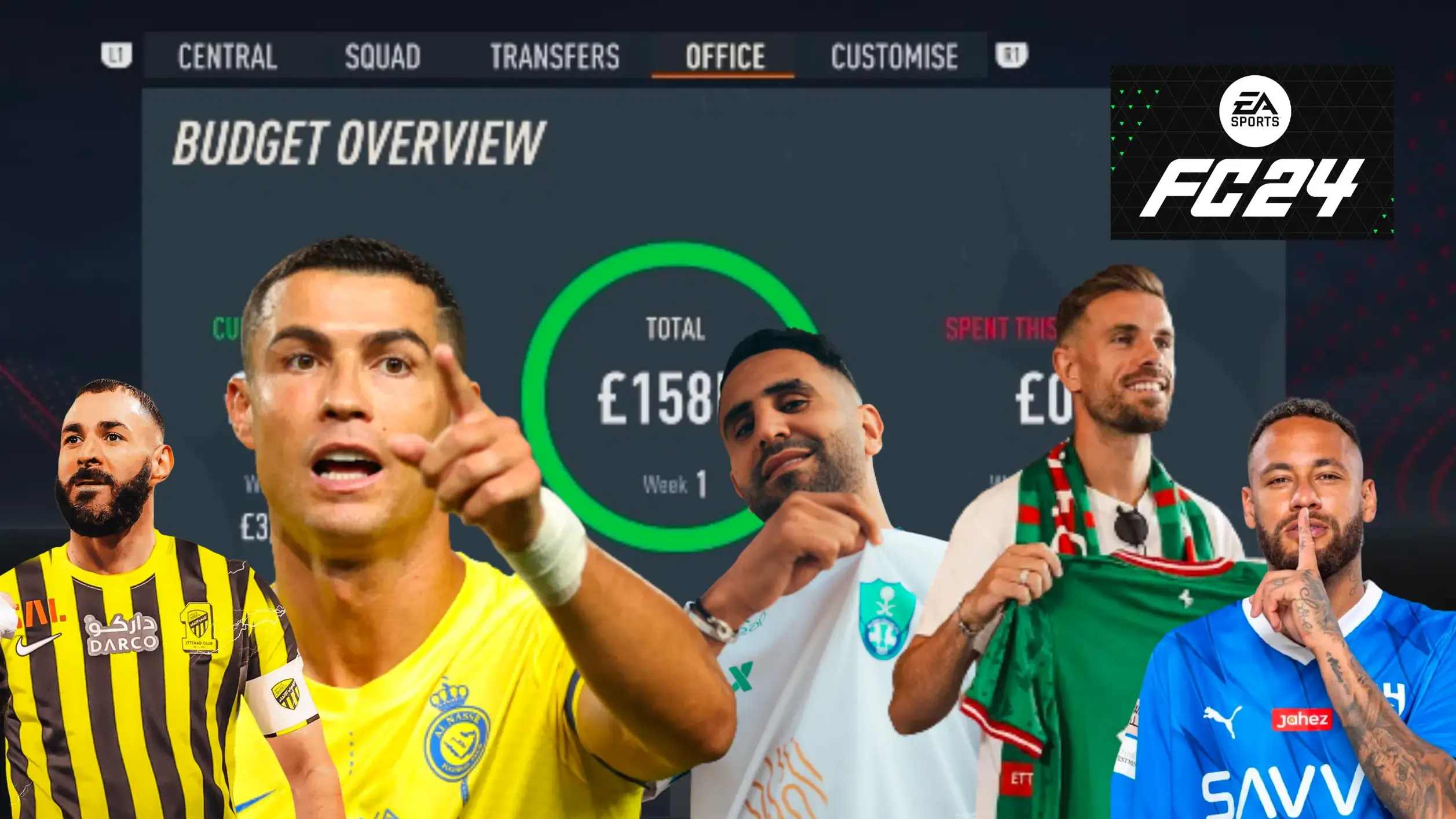 EA FC 24 career mode transfer budgets leaked as Saudi clubs' money confirmed