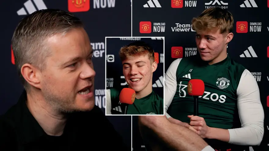 Rasmus Hojlund snubs Wayne Rooney when naming his dream Man Utd five-a-side team