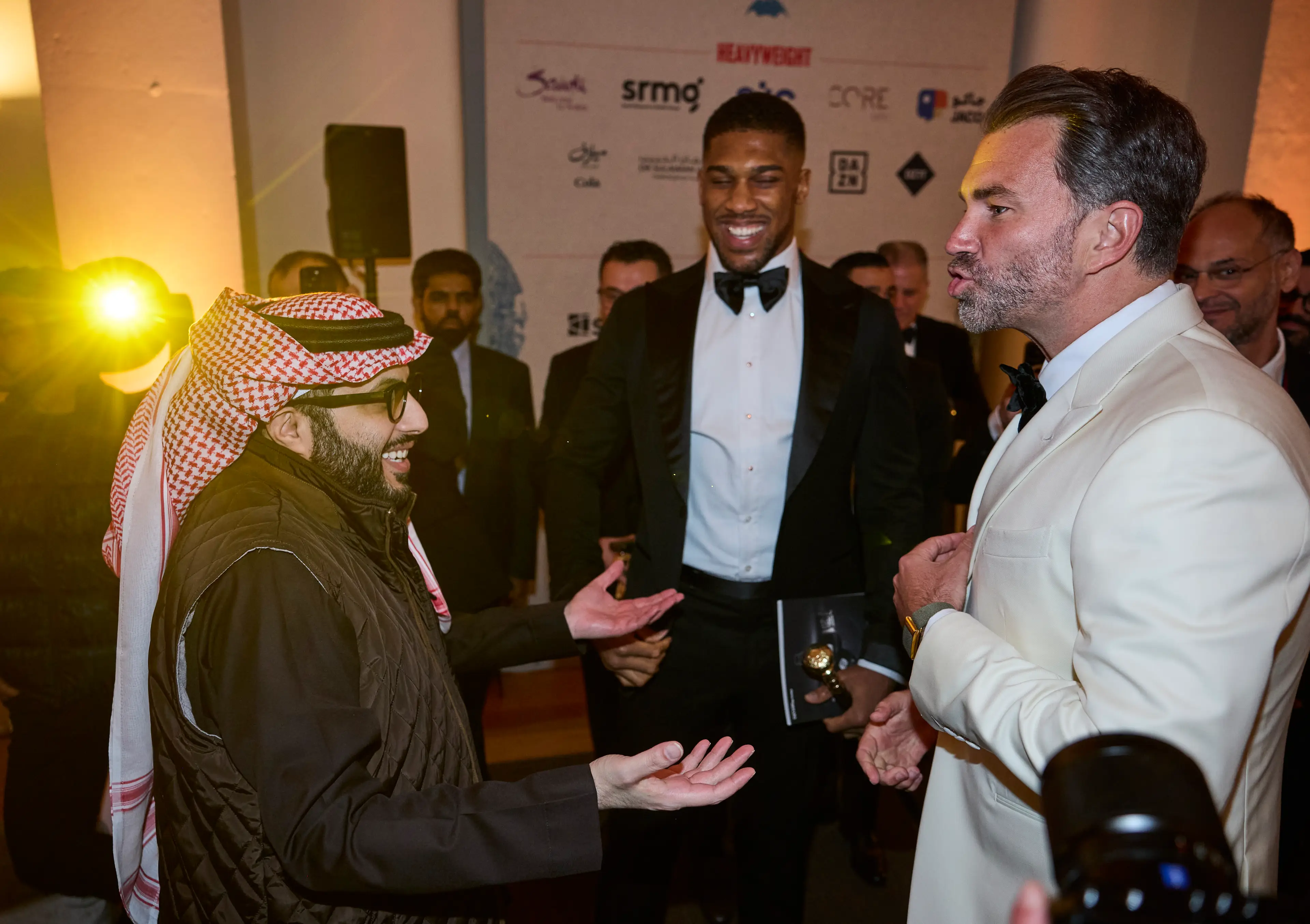 Eddie Hearn claims Turki Alalshikh wants to make Tyson Fury vs. Anthony Joshua. Image: Getty 