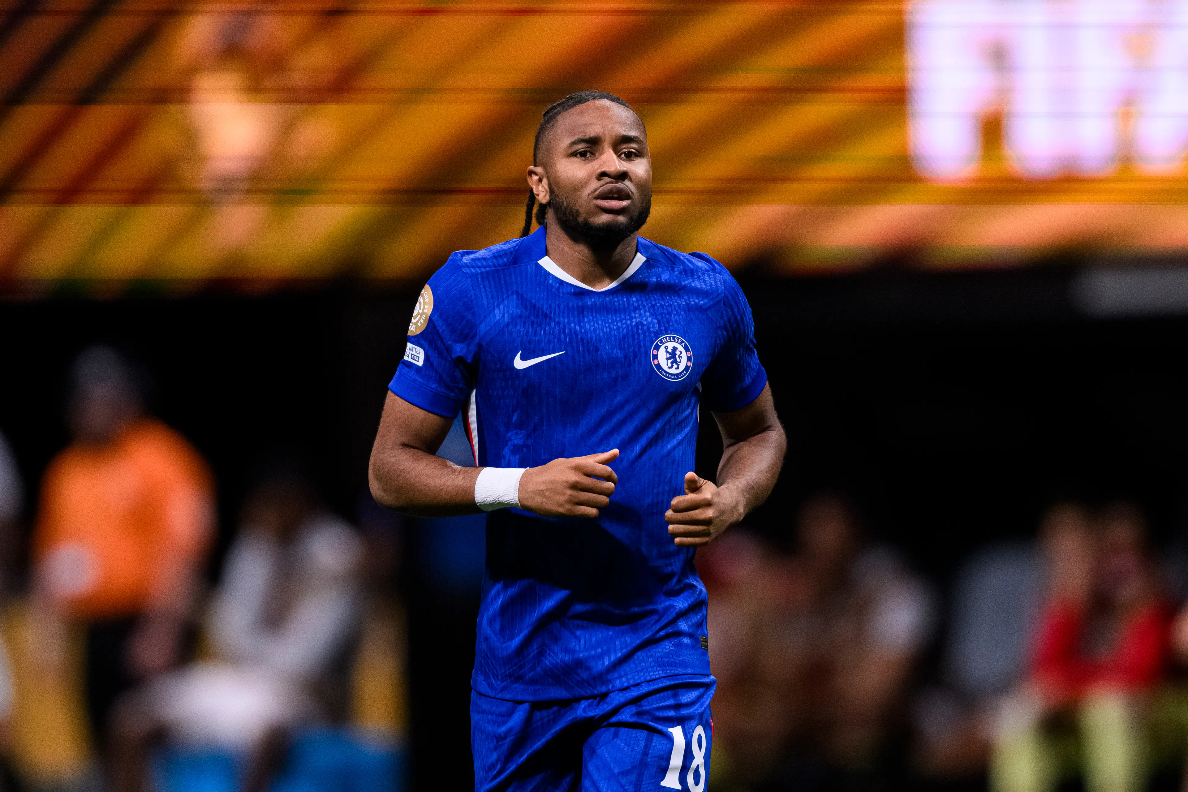 Christopher Nkunku in action for Chelsea at the Club World Cup. Image: Getty 