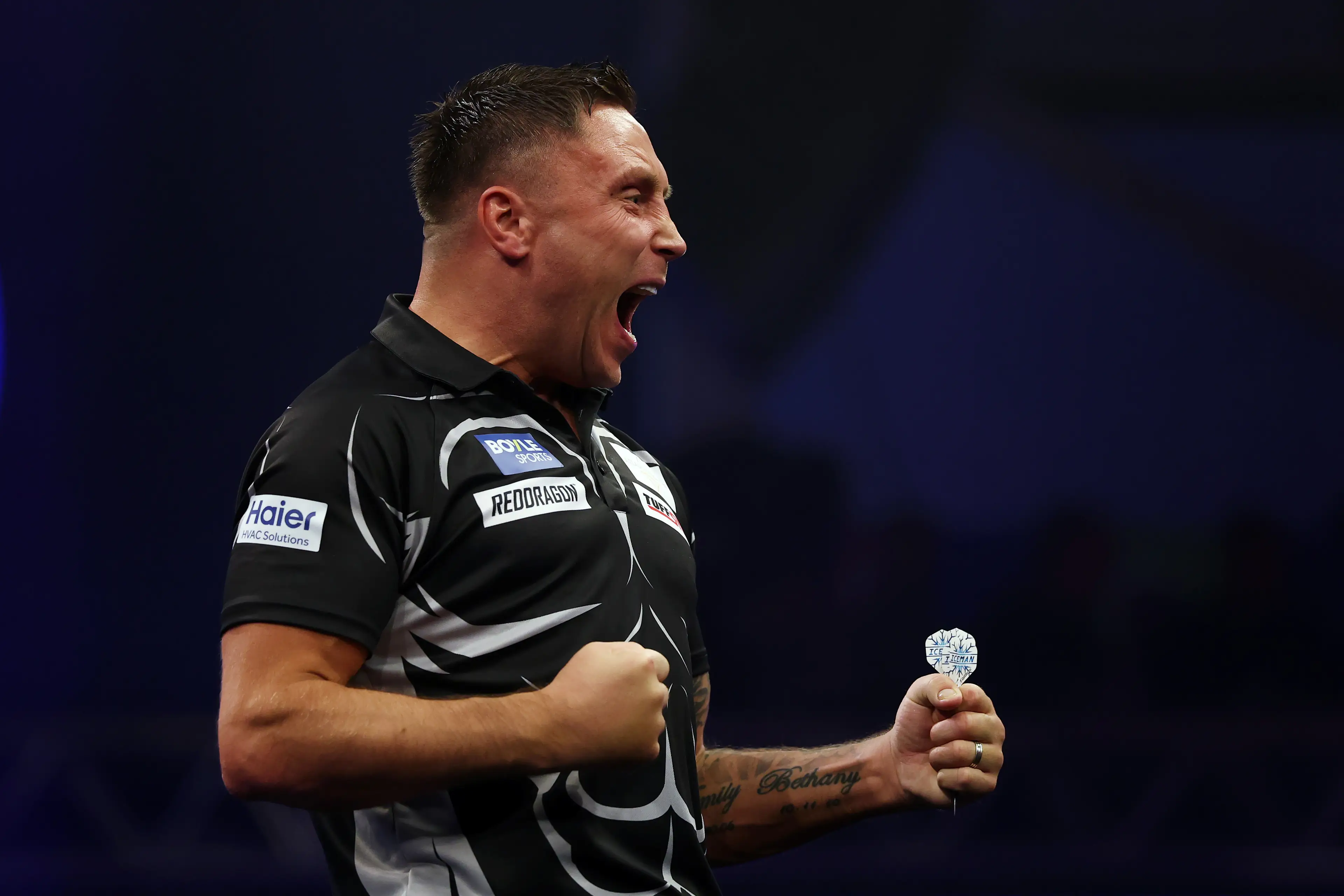 Gerwyn Price topped his Grand Slam of Darts group (Image: Getty)