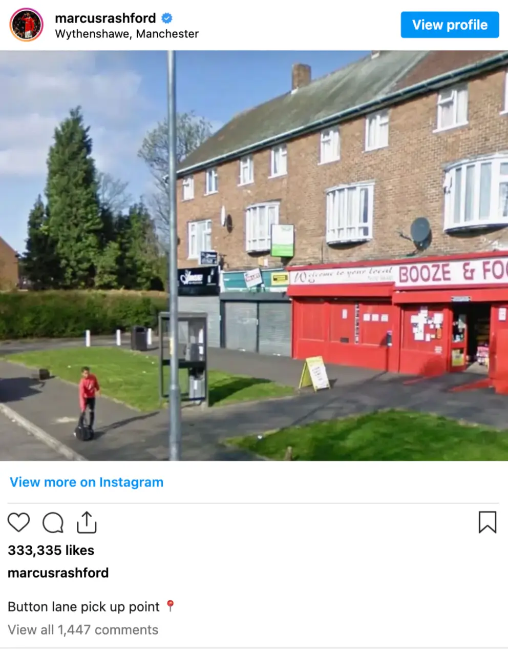 Image: Instagram/Marcus Rashford
