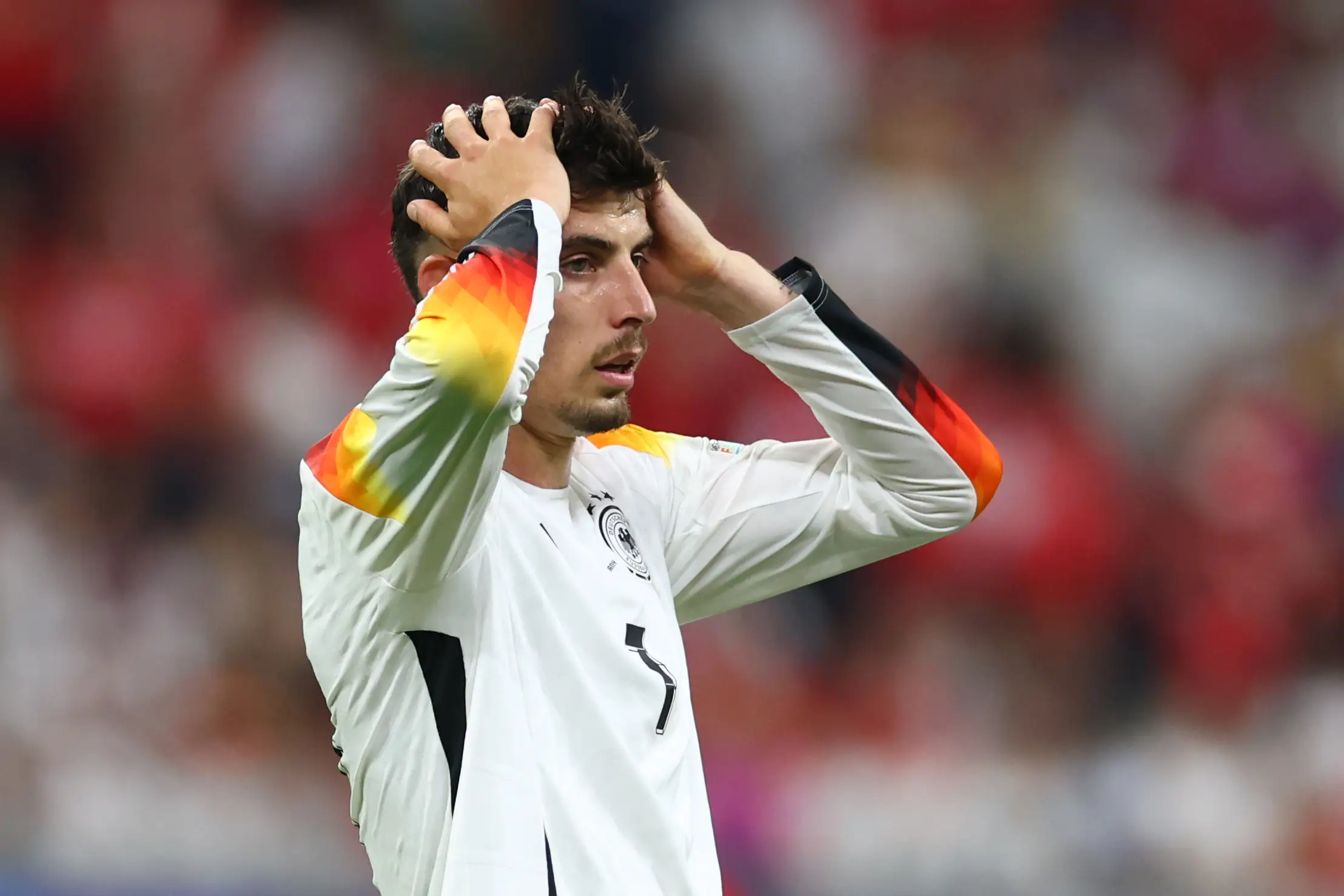 Germany fans have turned on Kai Havertz. Image: Getty 
