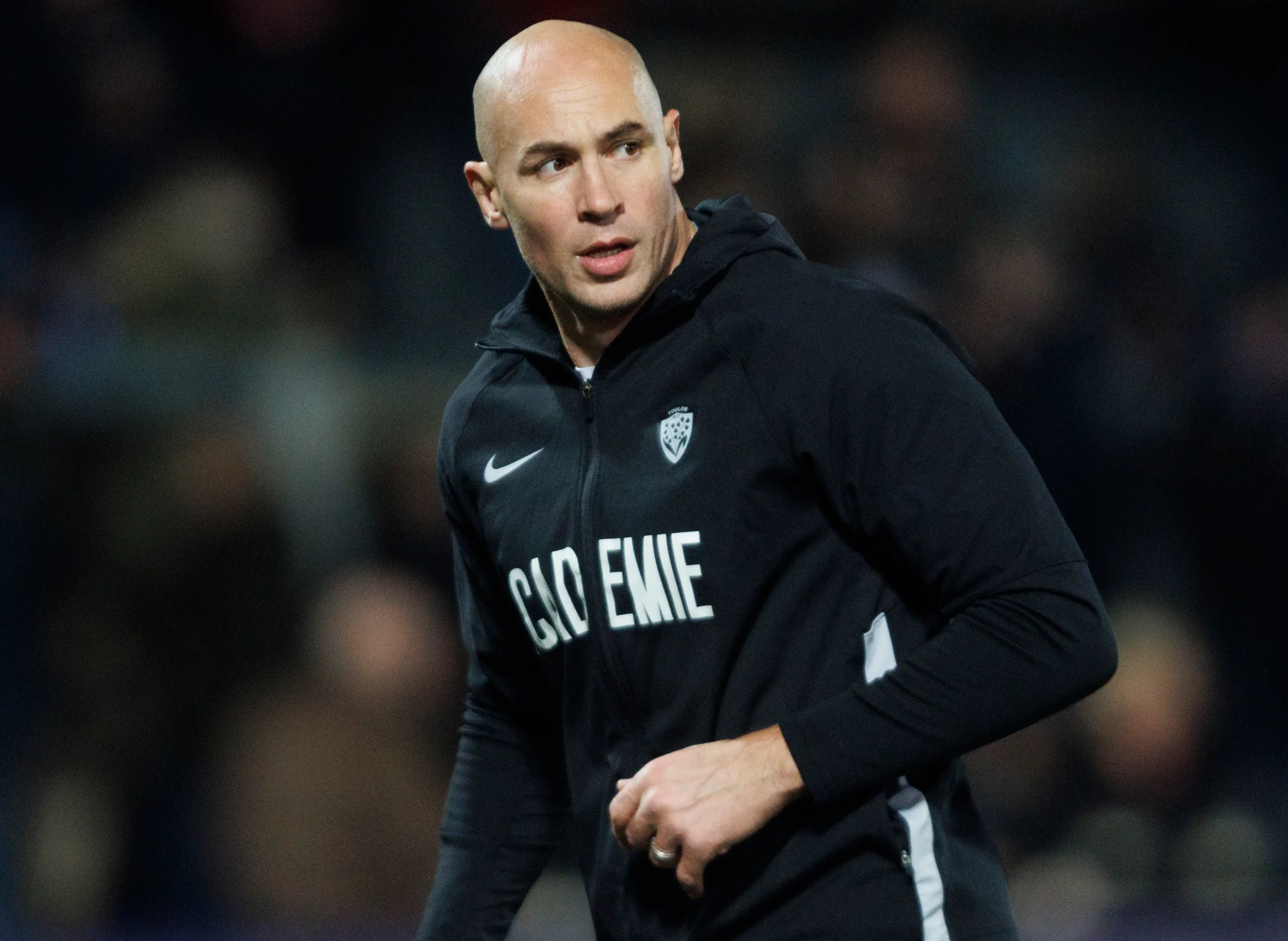 RC Toulon's Assistant Coach Sergio Parisse during the Investec Champions Cup match between Gloucester Rugby and RC Toulon (Getty Images)