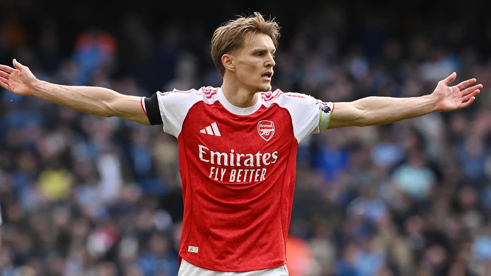 Arsenal fans aren't happy with Martin Odegaard (Getty)