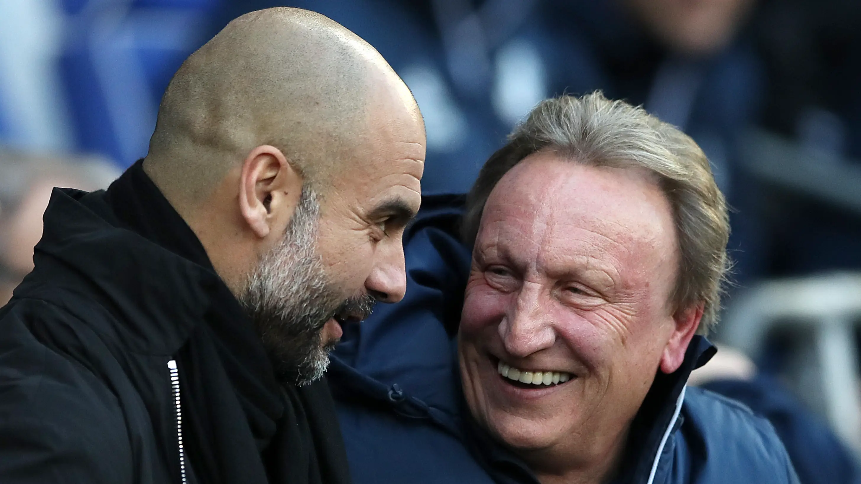 Neil Warnock reveals Pep Guardiola's daughters wanted a picture with him during Manchester City meeting