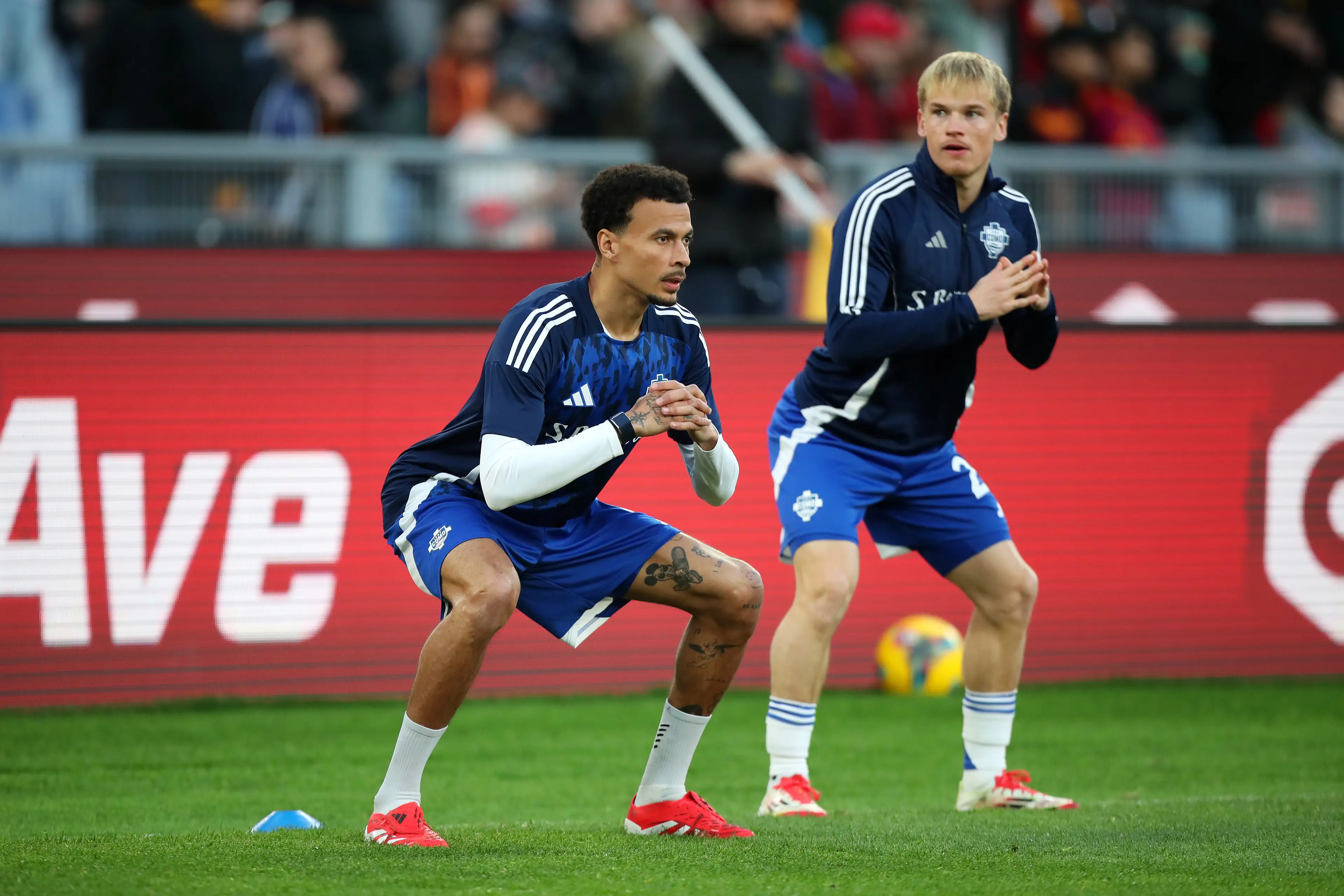 Alli was named on the bench for Como's trip to Rome. Image credit: Getty