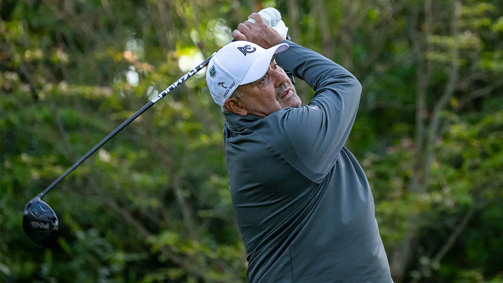 Angel Cabrera pictured during round one of The Masters in 2026 (Image: Getty)
