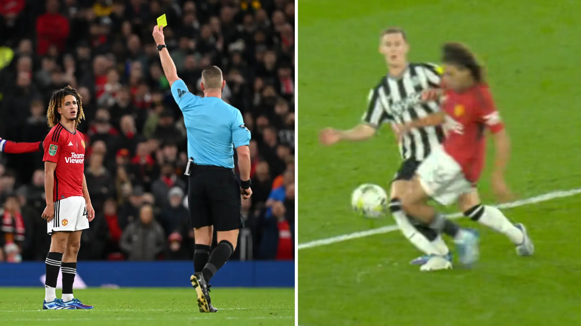 Fans are all saying the same thing about Hannibal Mejbri's first-half showing against Newcastle