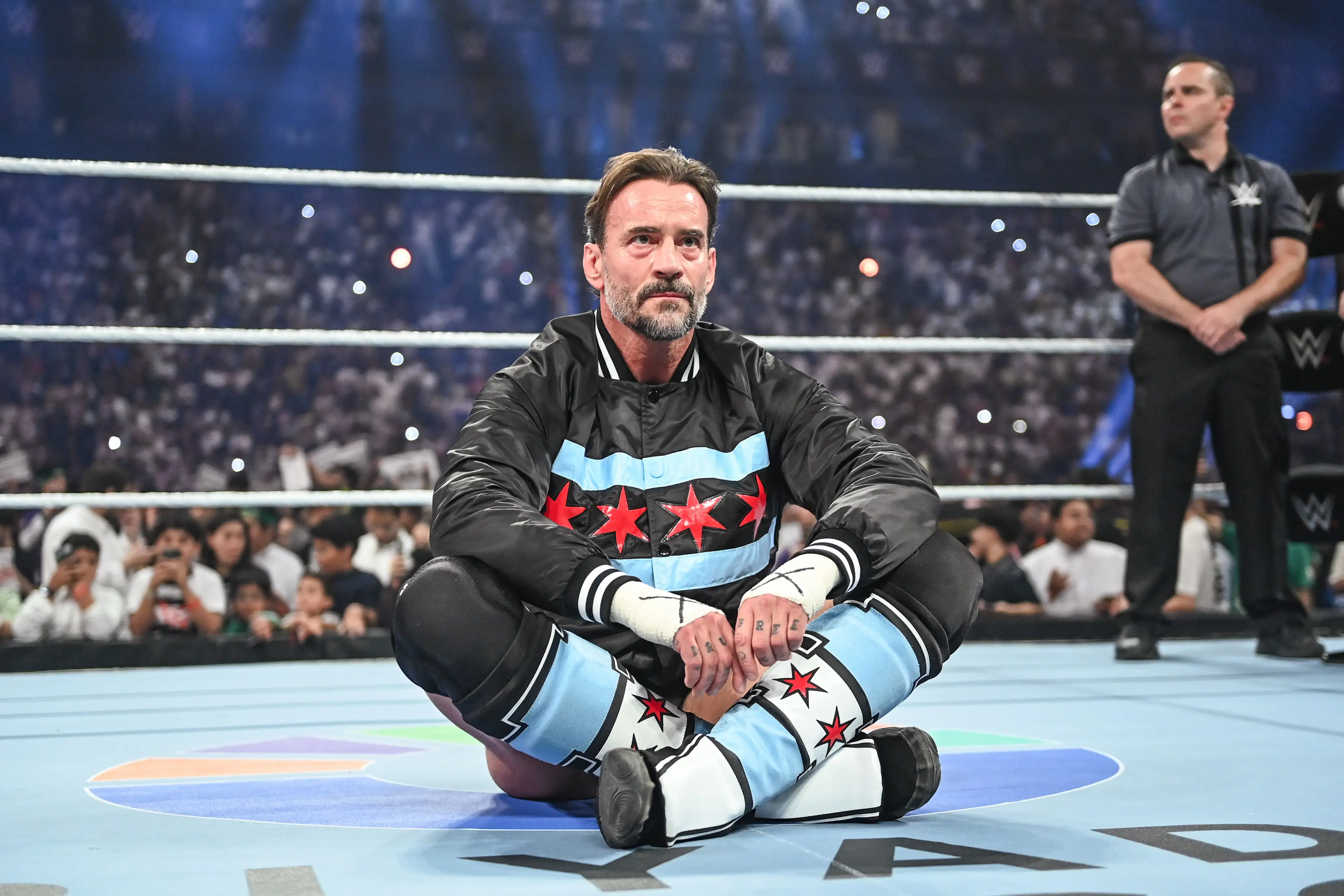 CM Punk returned to WWE four years after previous discussions to comeback. Image: Getty