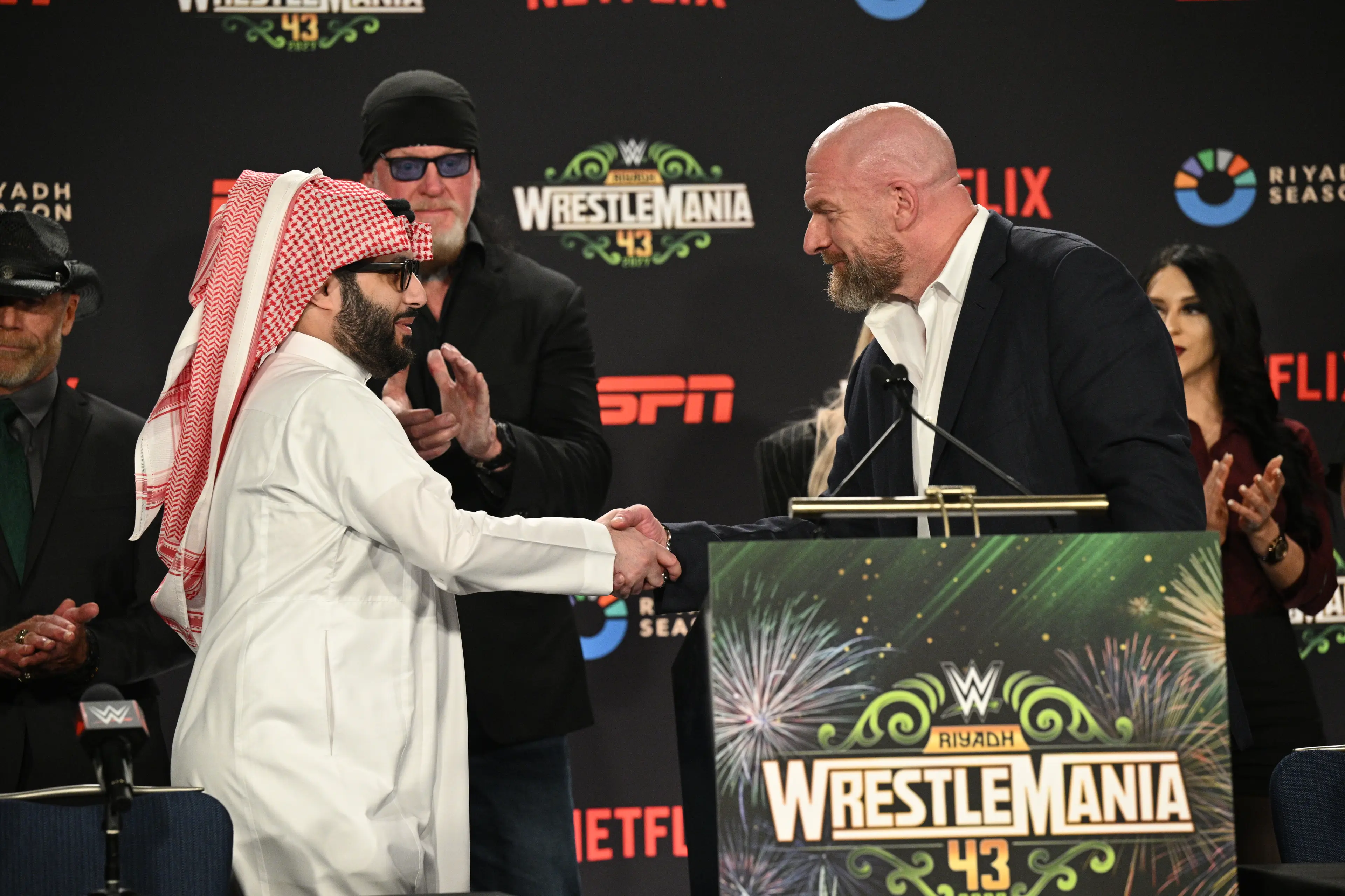 WrestleMania 43 is set to take place in Riyadh, Saudi Arabia. Image: Getty