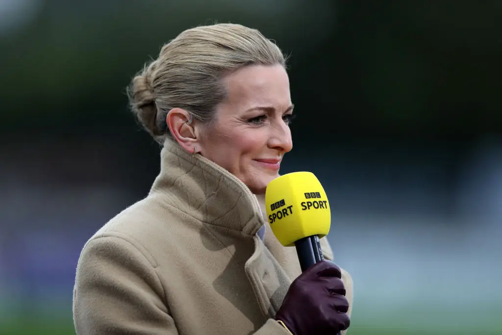 Gabby Logan has worked for the BBC for several years (Credit:Getty)