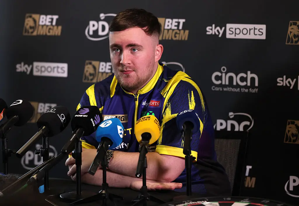 Luke Littler is friends with Angry Ginge (Credit:Getty)