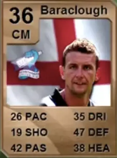 Ian Baraclough's FIFA 10 card (