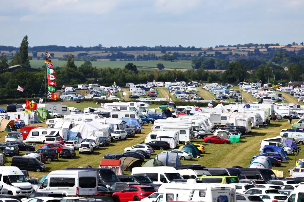 Camping is a great option for race-goers on a budget (Clive Rose/Getty Images)