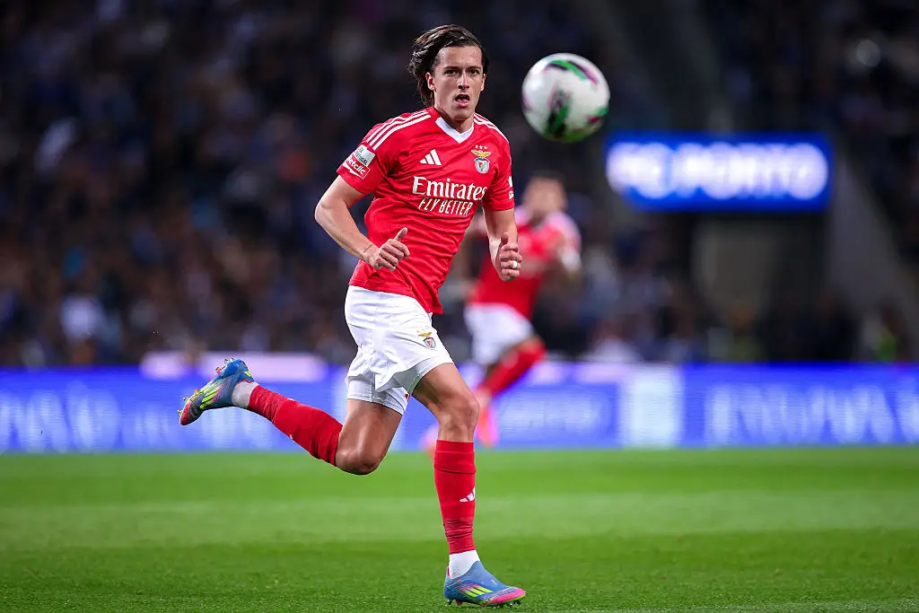 Alvaro Carreras plays for Benfica (Credit:Getty)