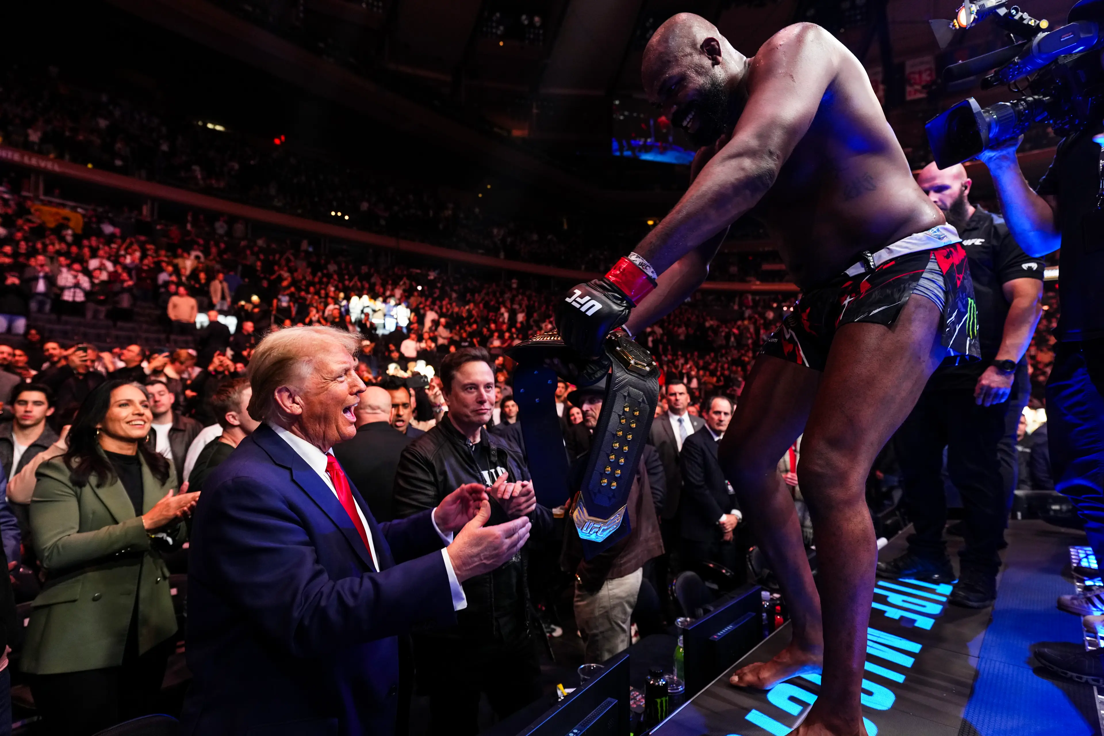 Jones was keen on fighting at the White House. Image: Getty