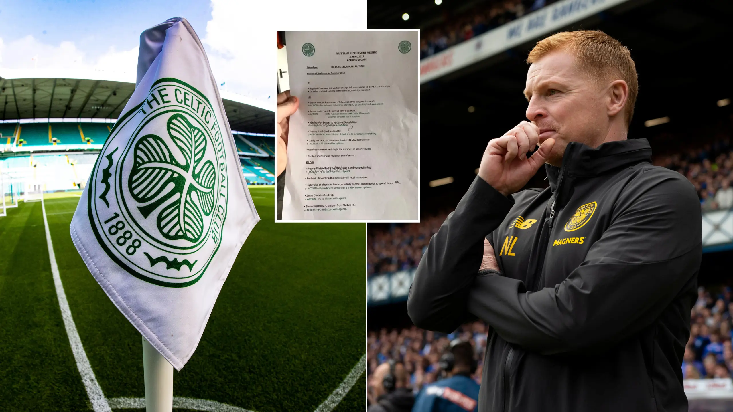 Celtic sacked member of staff over leaked transfer list that included Chelsea star and ex-Man Utd player