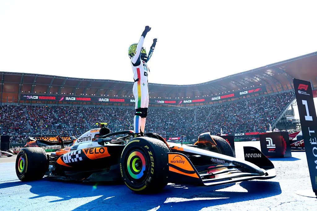 Lando Norris won the Mexico Grand Prix. (Image: Bryn Lennon - Formula 1/Formula 1 via Getty Images)