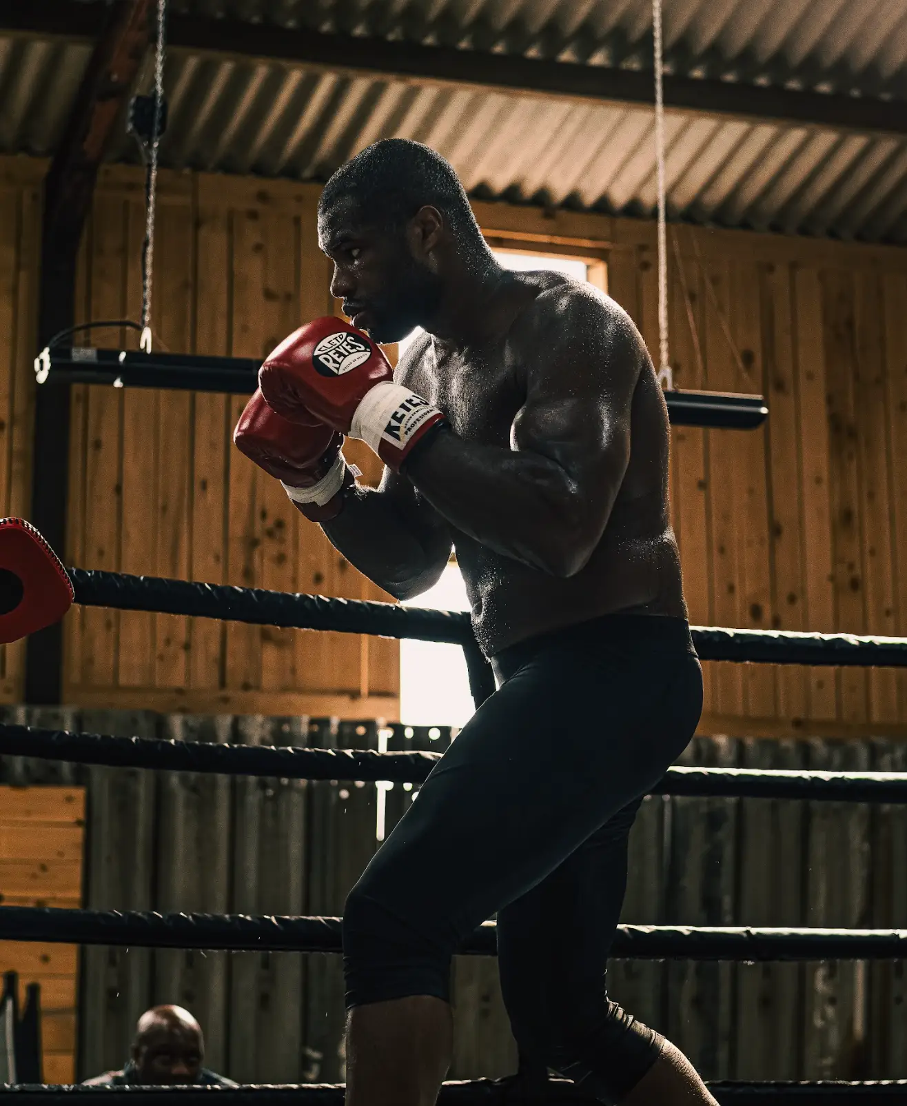 Daniel Dubois in training camp (Credit:Brooks)