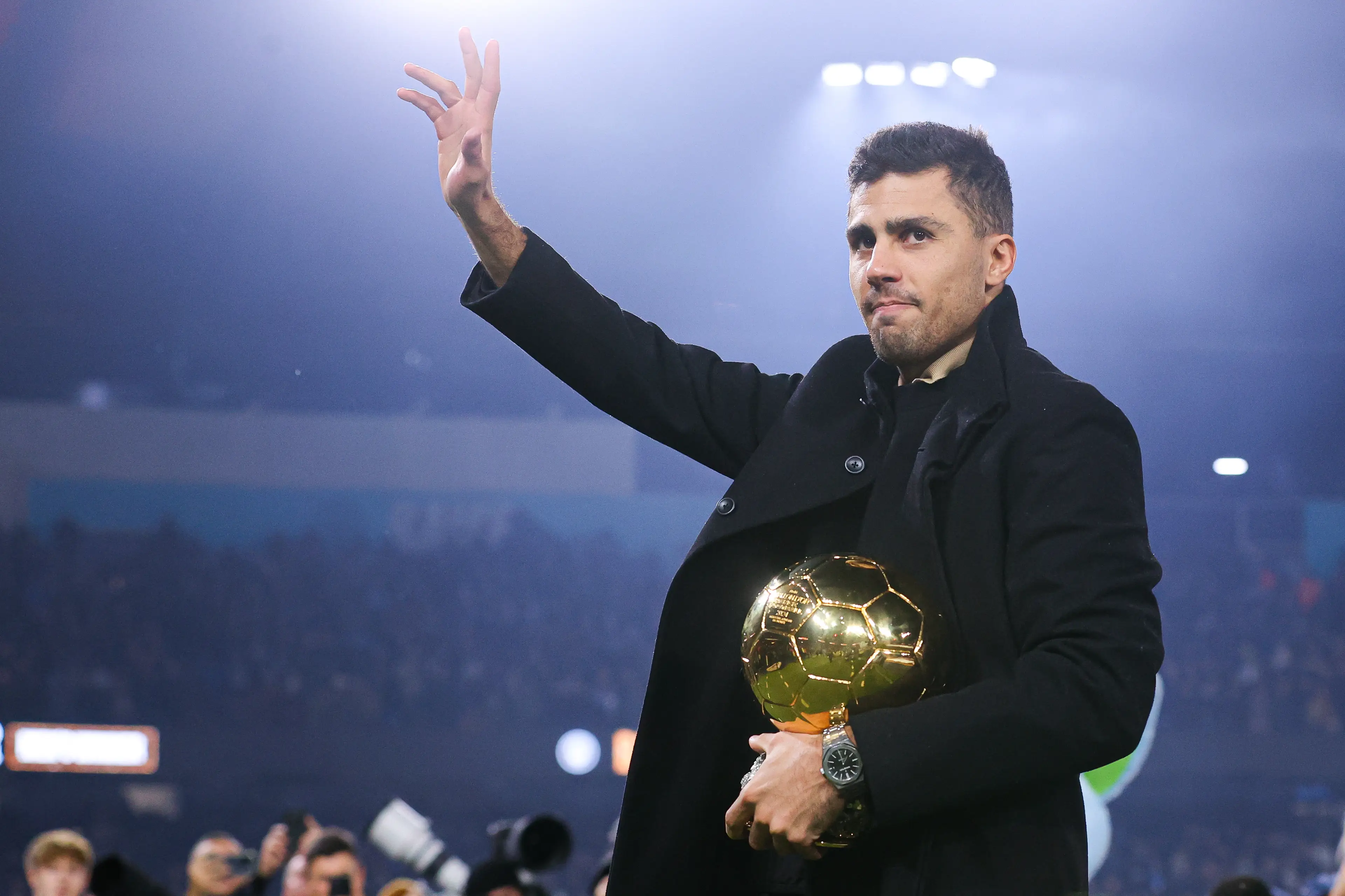 Rodri is the holder of the Ballon d'Or. Image: Getty