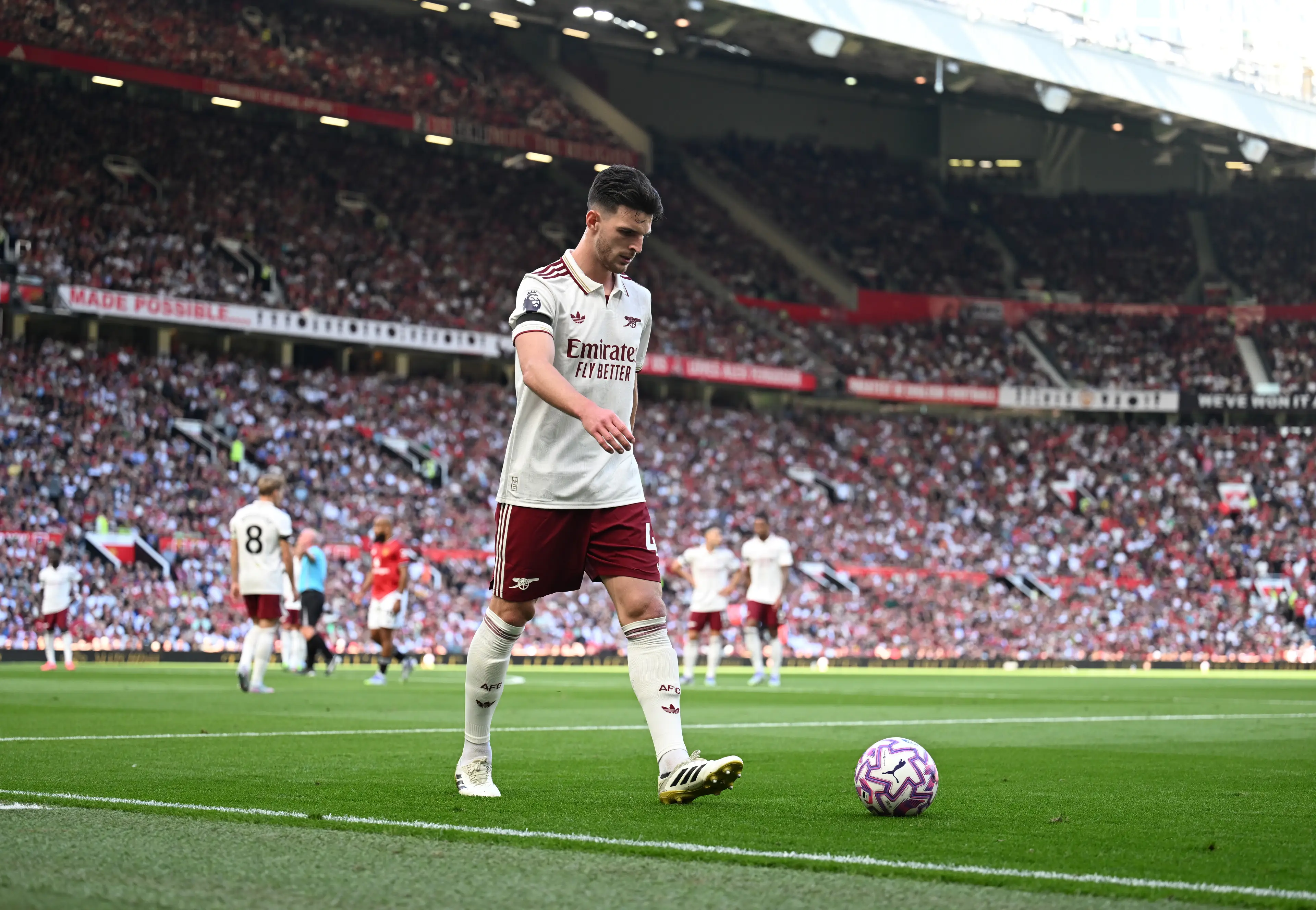 Arsenal are prolific from corners. (Image: Stuart MacFarlane / Contributor via Getty)