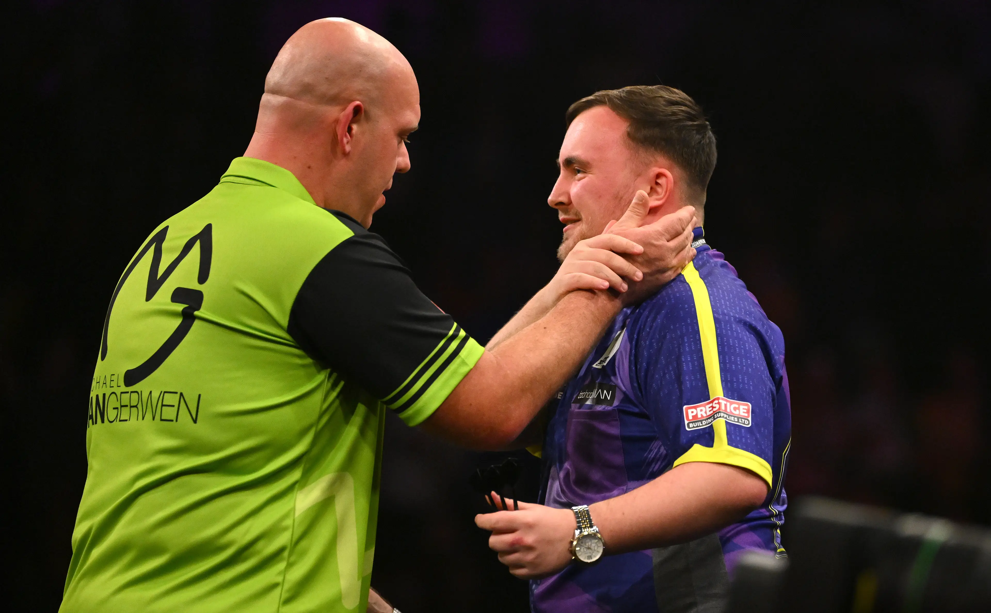 Van Gerwen and Littler have faced each other 12 times in their career, with six wins apiece. Image credit: Getty