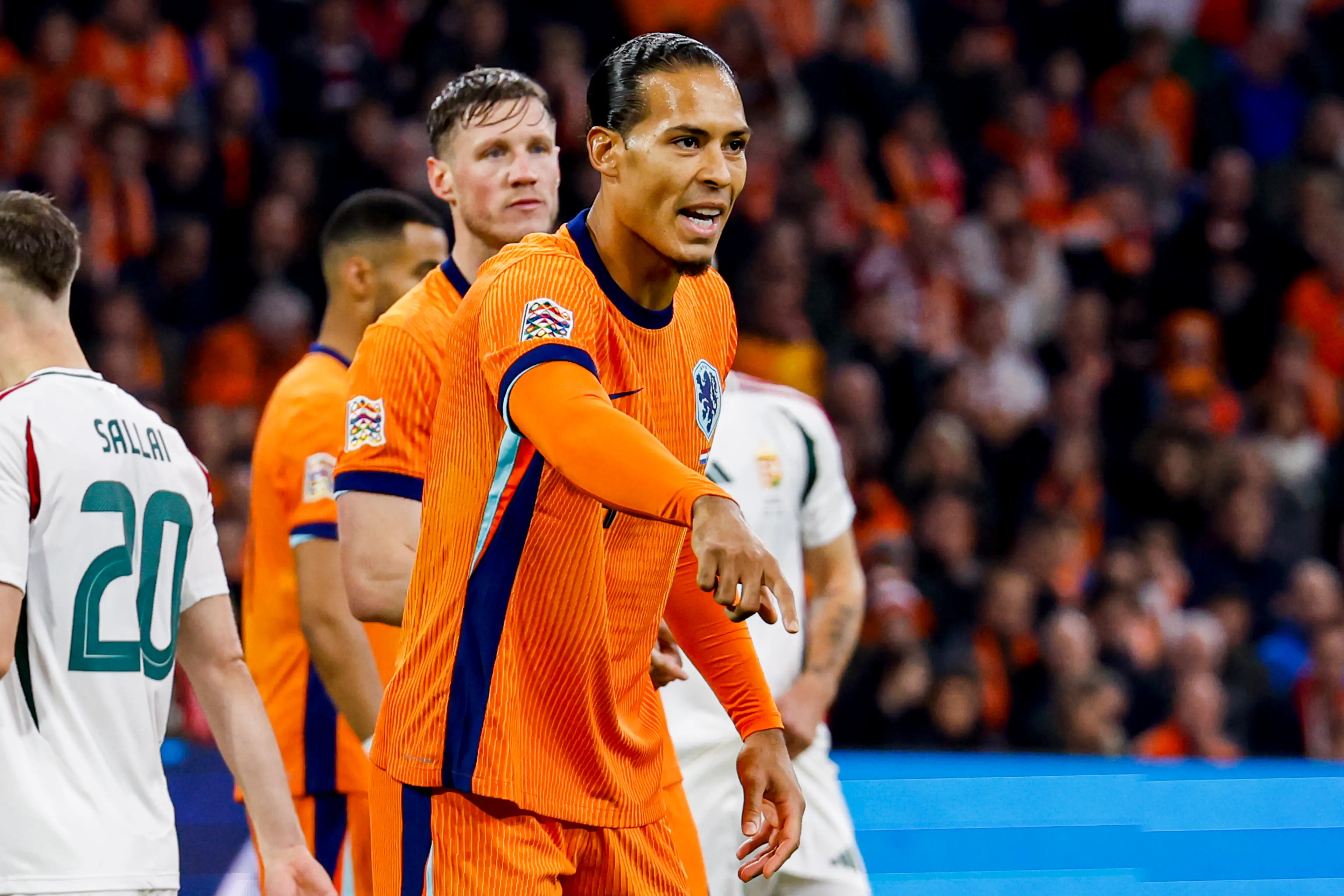 Virgil van Dijk has left Netherlands' squad and returned to Liverpool. Image: Getty