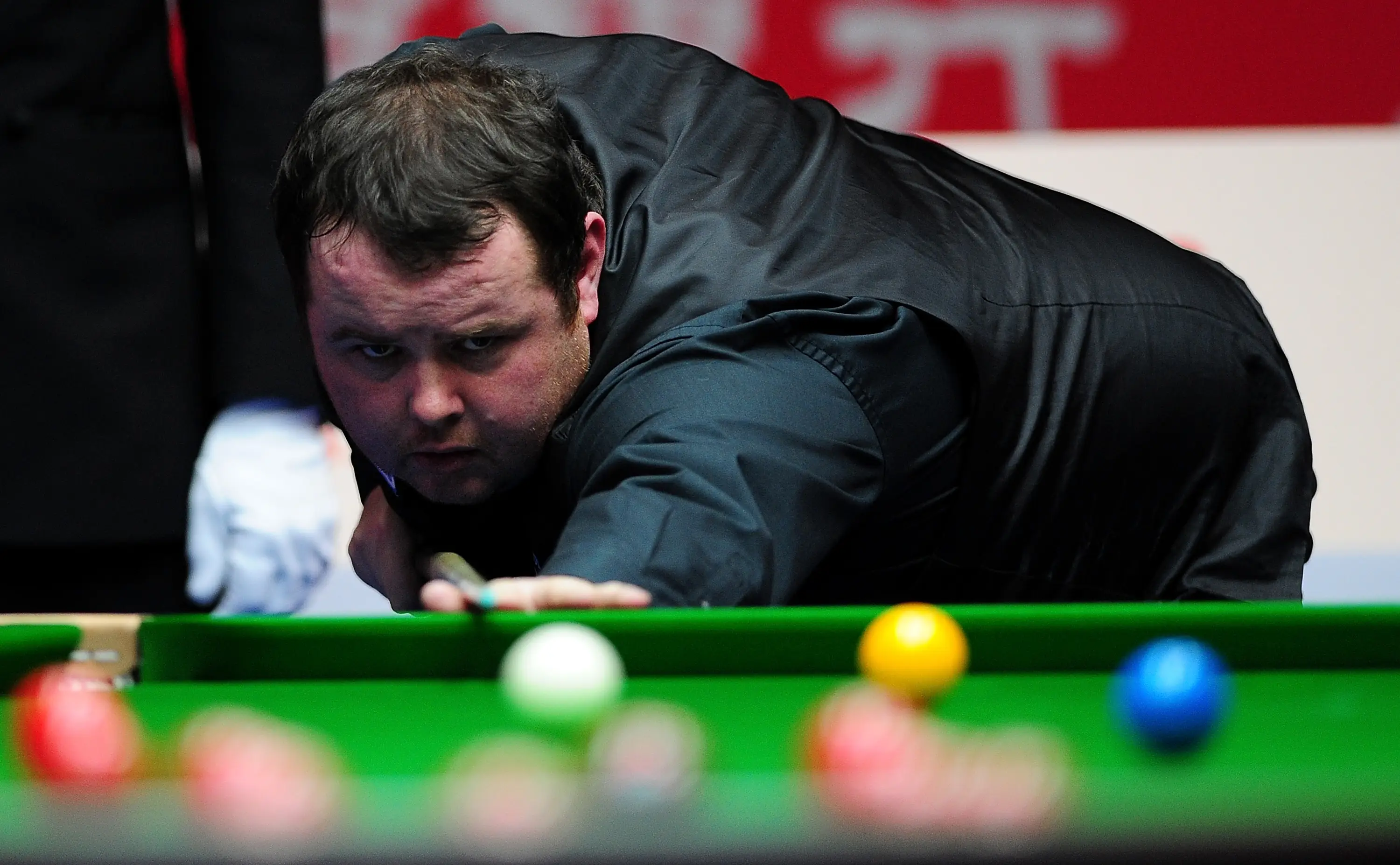 Lee pictured during a match against Ding Junhui in 2011. Image credit: Getty