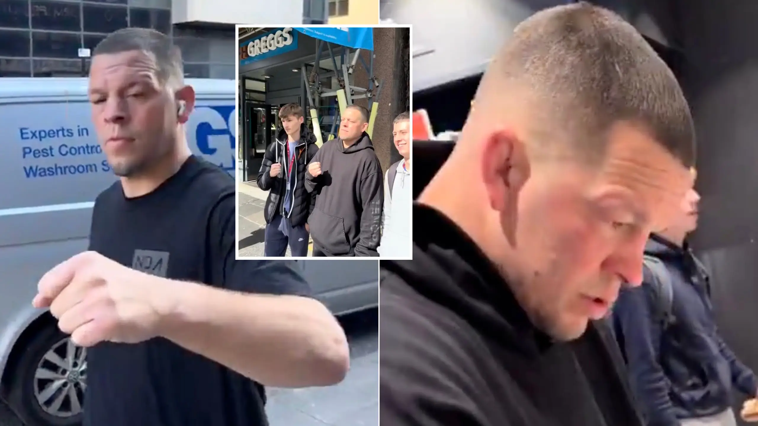 Fans left confused after spotting Nate Diaz in Newcastle but there's a very good reason why