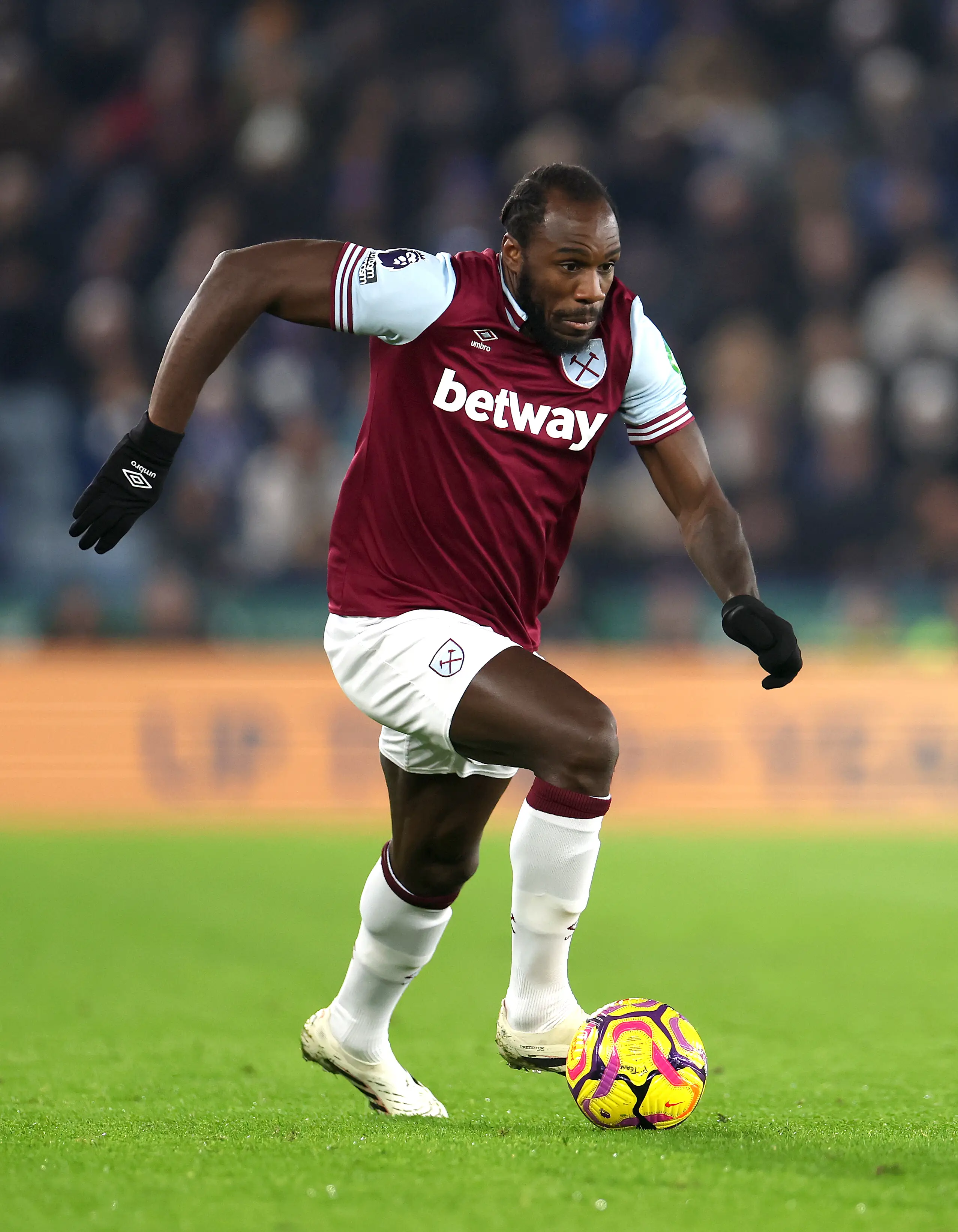 Michail Antonio has been involved in a car crash, West Ham have confirmed. Image: Getty