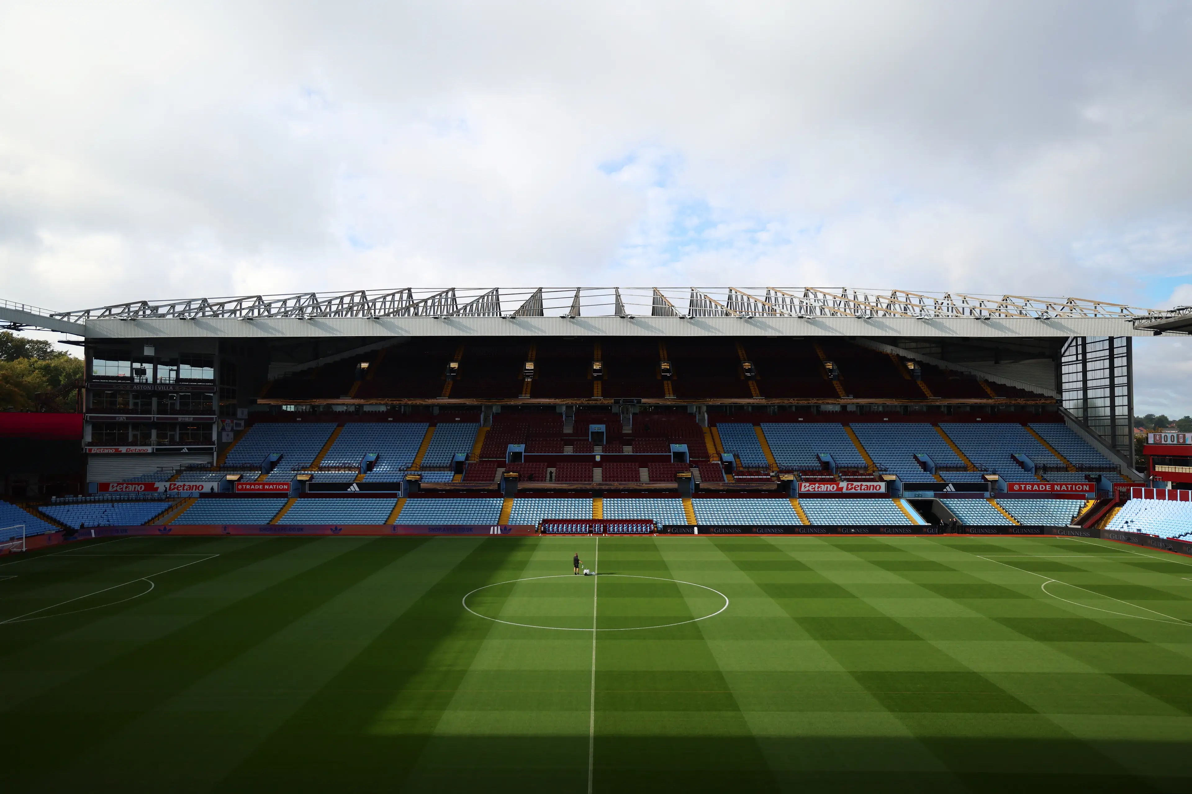 Villa Park will not host any way fans on 6 November. Image: Getty