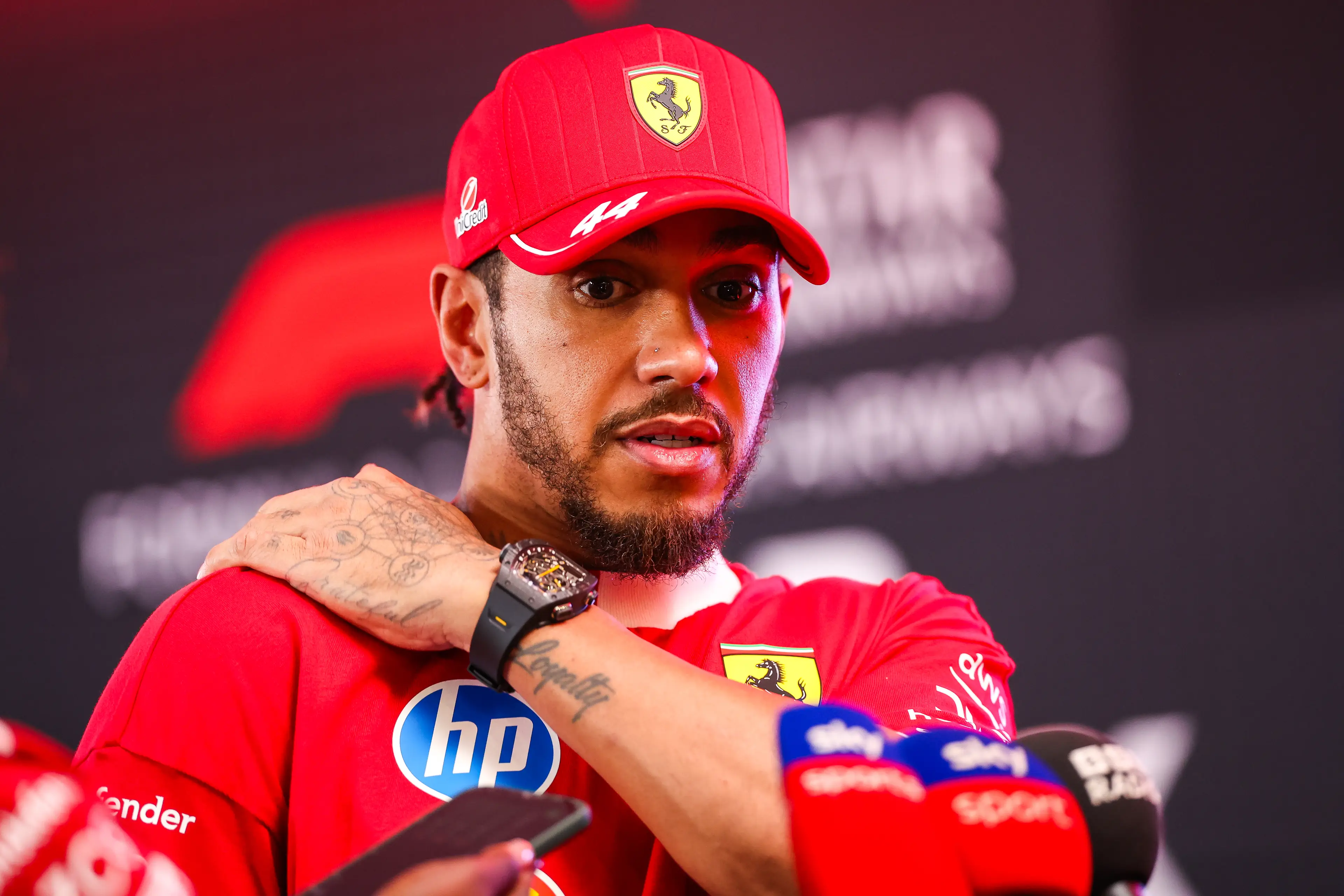Lewis Hamilton will be replaced for FP1 in Abu Dhabi. Image: Getty