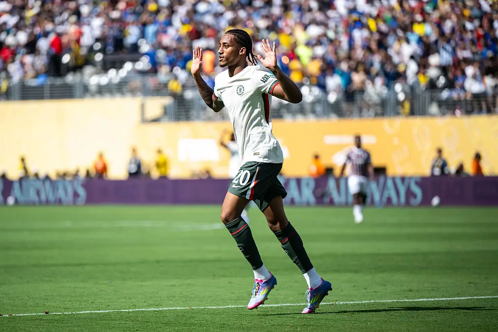 Joao Pedro scored two goals against his former club in his first start for Chelsea. (Image: Getty)
