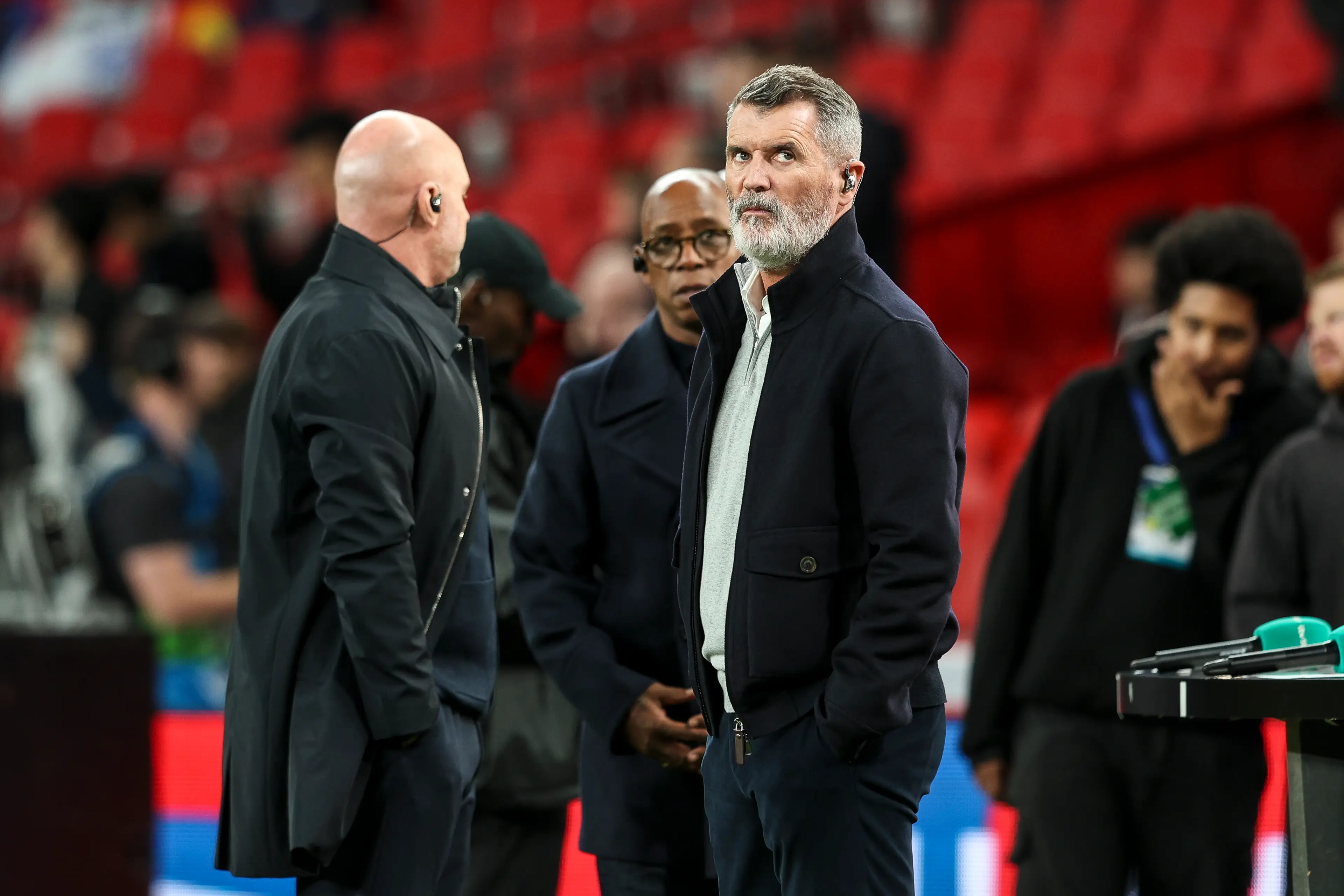Roy Keane is now a football pundit (Image: Robin Jones / Contributor via Getty)