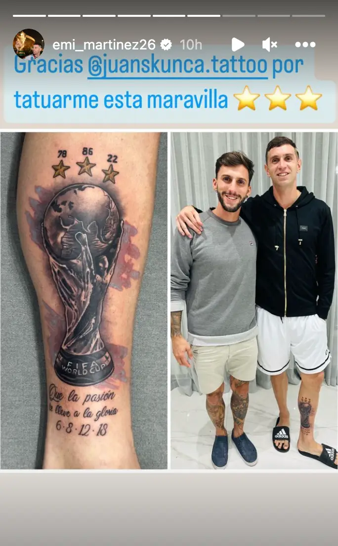 Image credit: Instagram/emi_martinez26