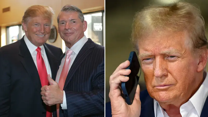 Donald Trump once feared Vince McMahon had died in WWE explosion segment as phone call revealed