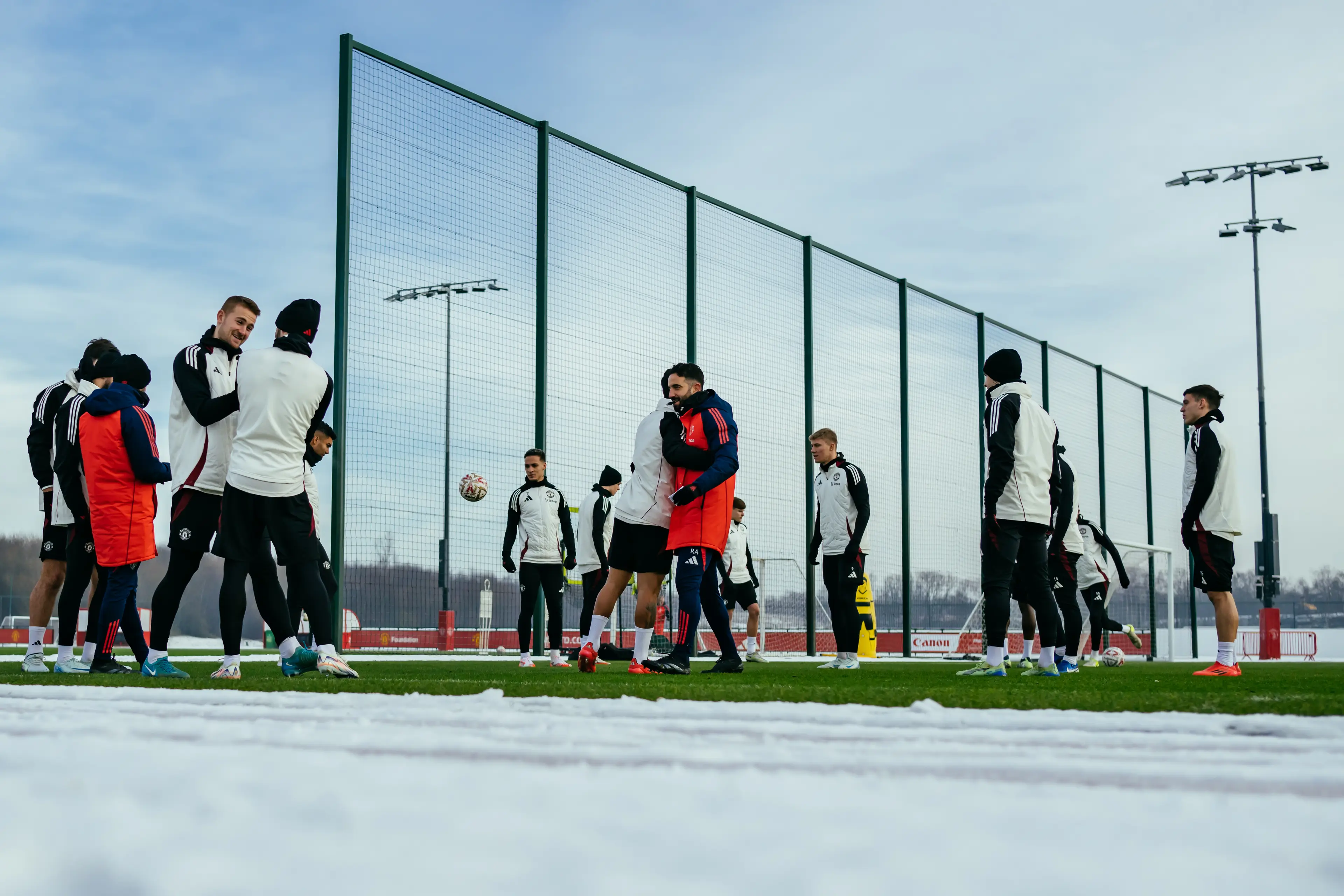 Amorim was involved in a training ground confrontation with Lisandro Martinez. Image credit: Getty