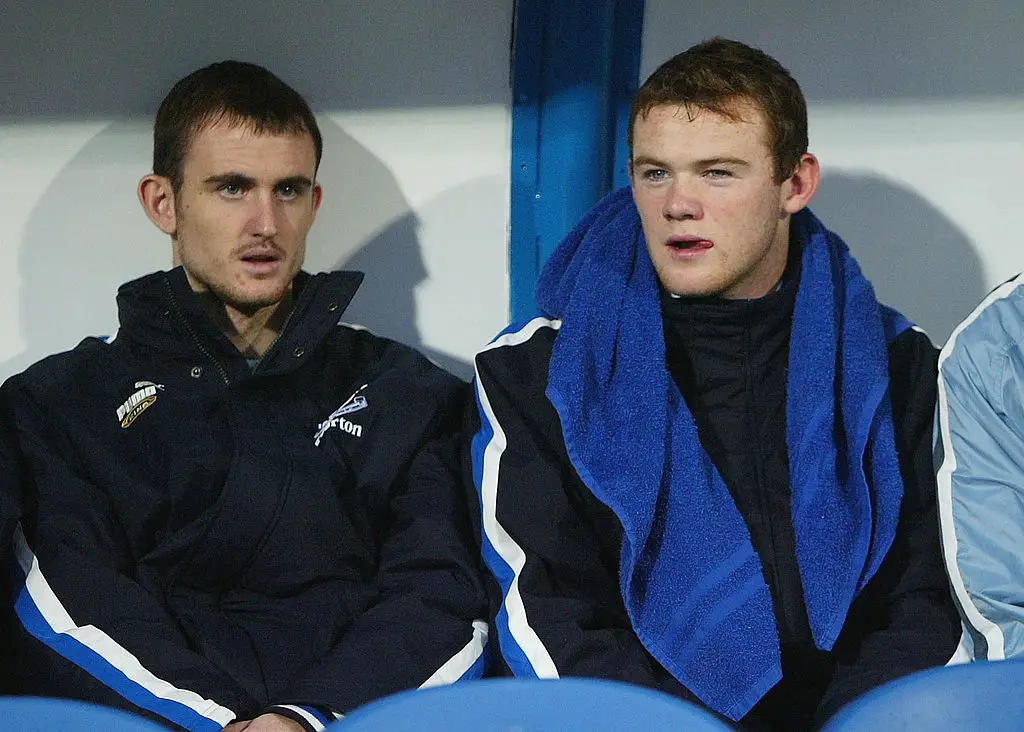 Francis Jeffers and Wayne Rooney in 2003 (Credit:Getty)