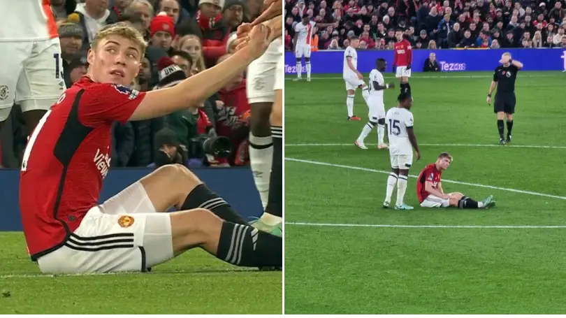 Man Utd forward Rasmus Hojlund replaced after suffering injury against Luton, fans are concerned