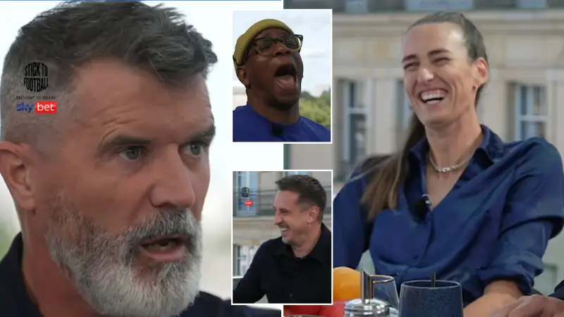 Roy Keane leaves Gary Neville and Ian Wright in stitches after latest ruthless comment to Jill Scott